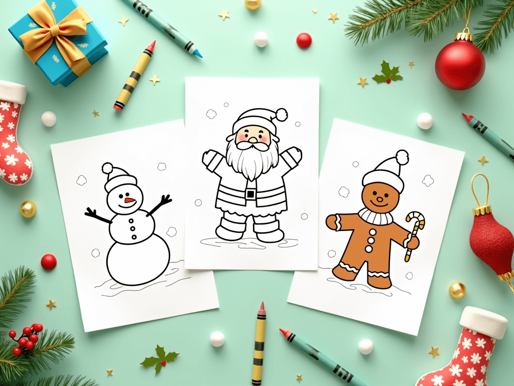 christmas coloring pages