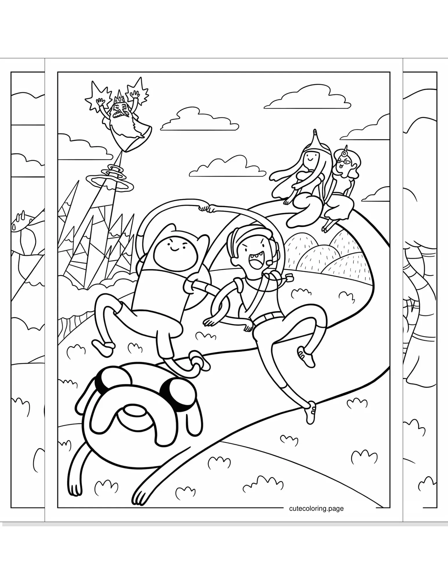 adventure time coloring pages