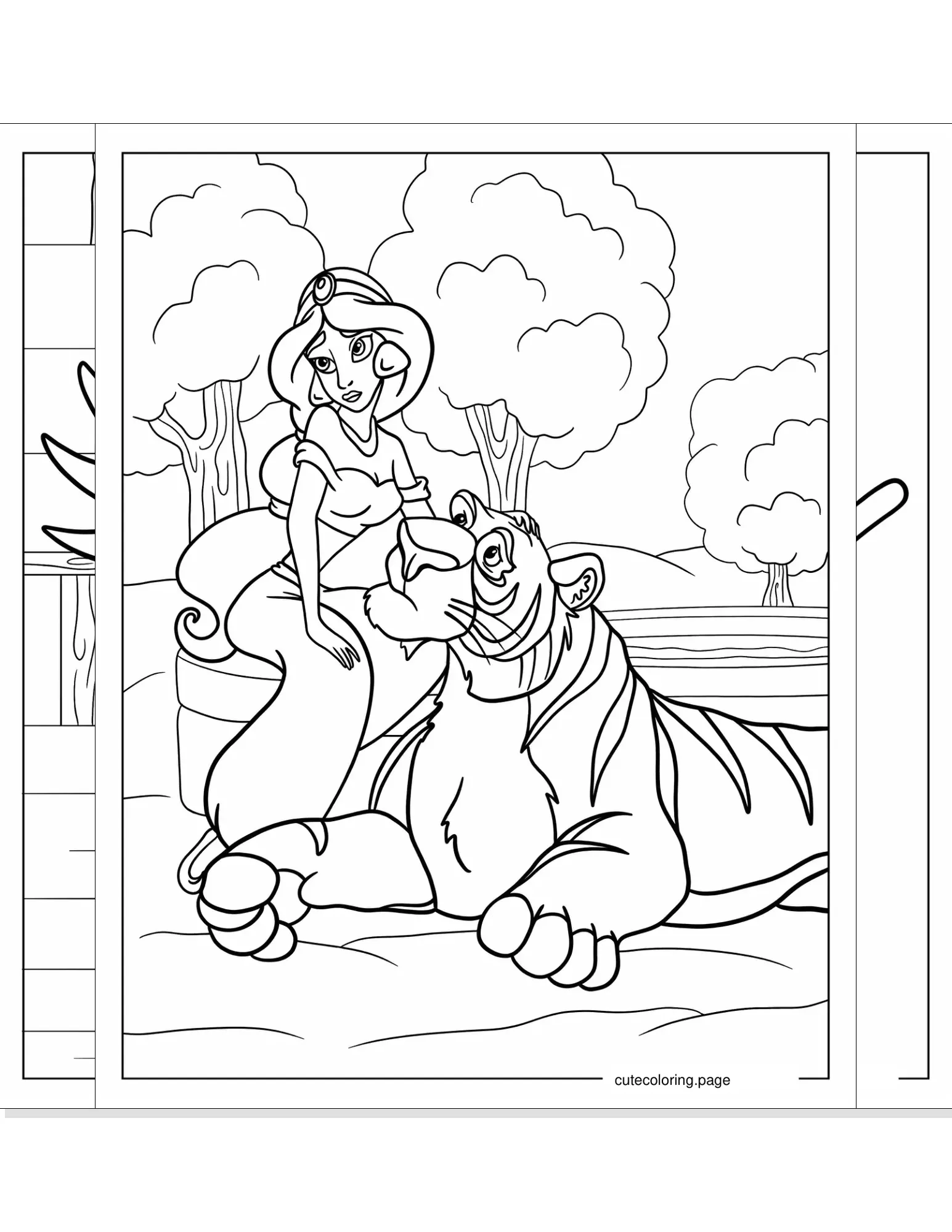 aladdin coloring pages