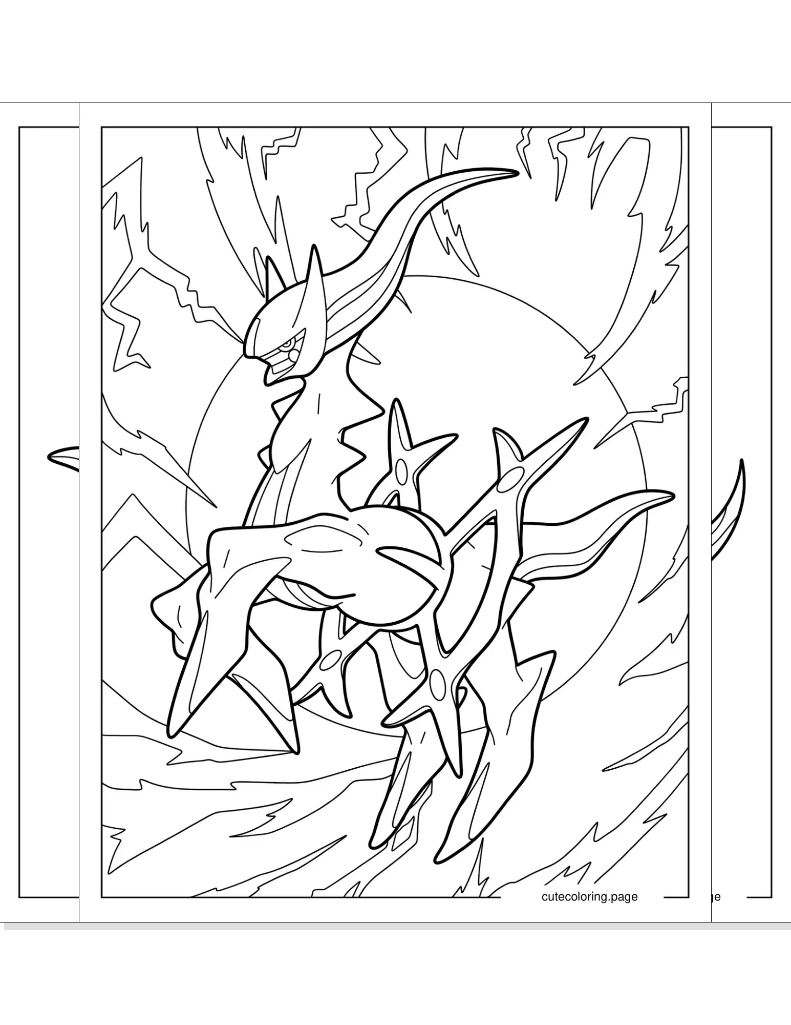 arceus coloring pages