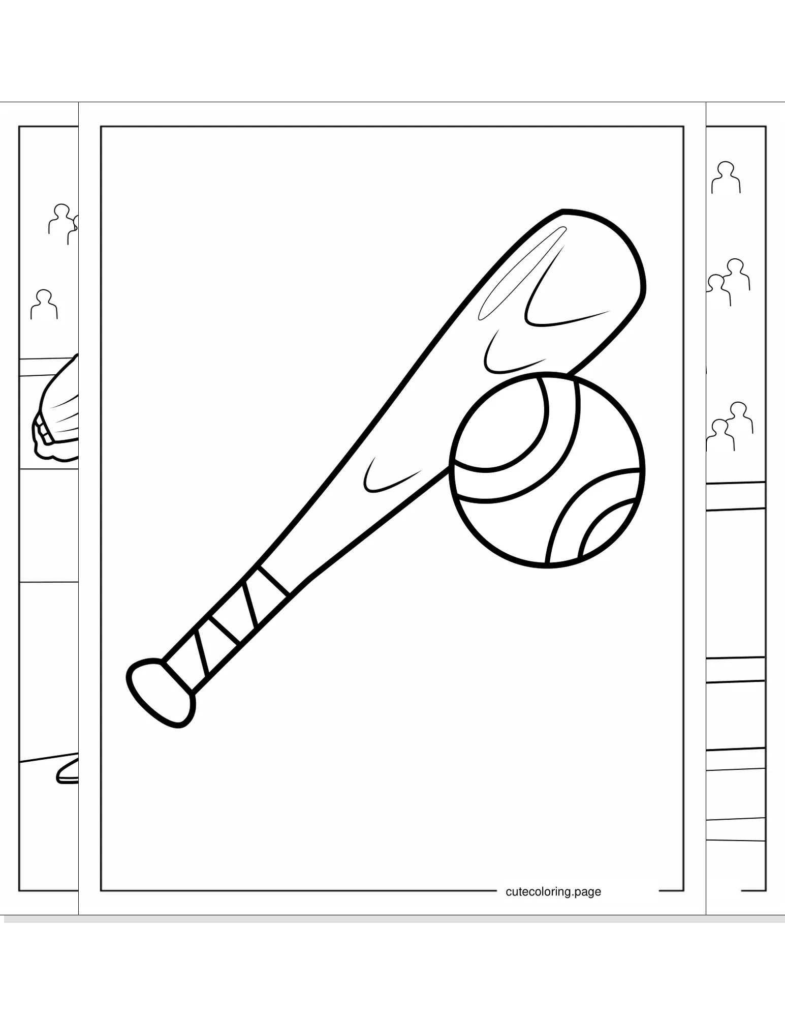 baseball coloring pages