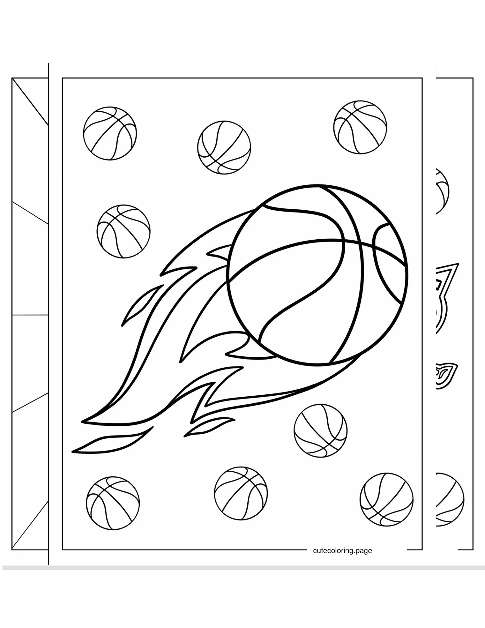 basketball coloring pages