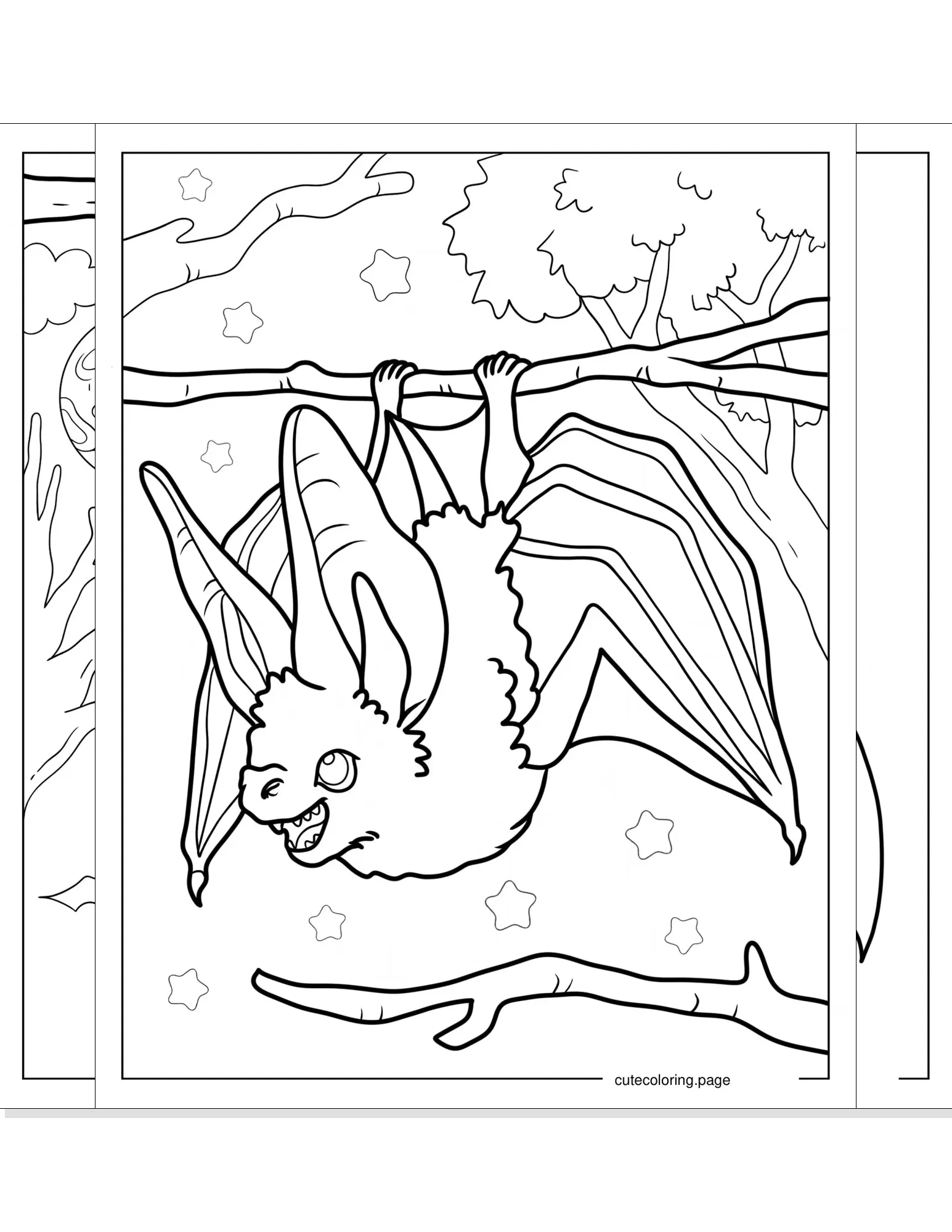 bat coloring pages