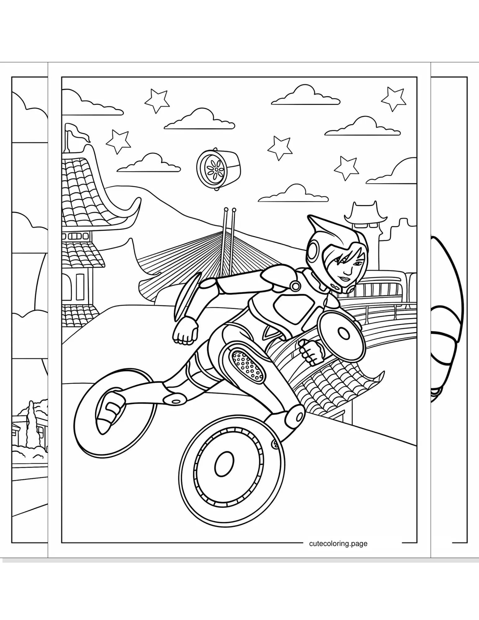 big hero 6 coloring pages