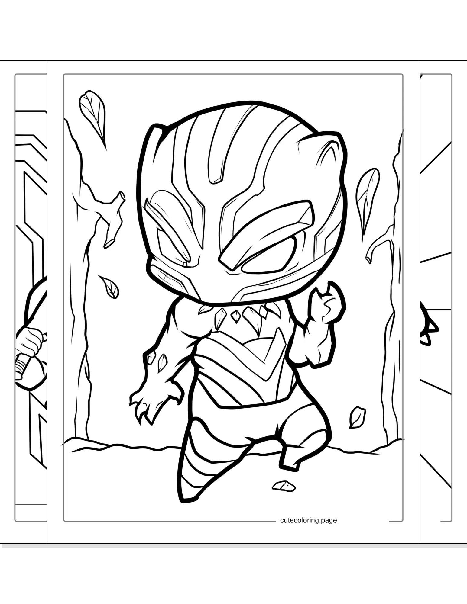 black panther coloring pages