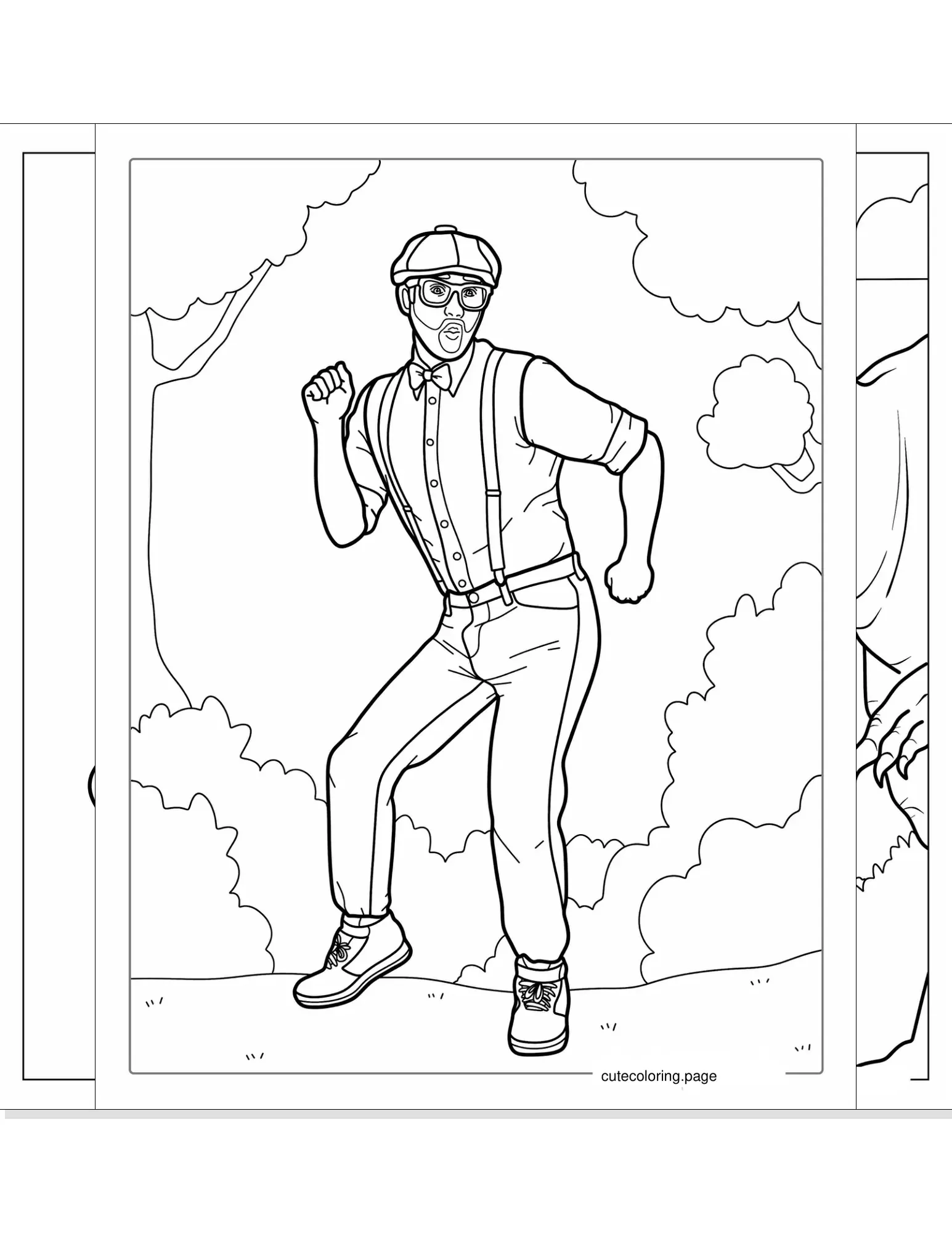 blippi coloring pages