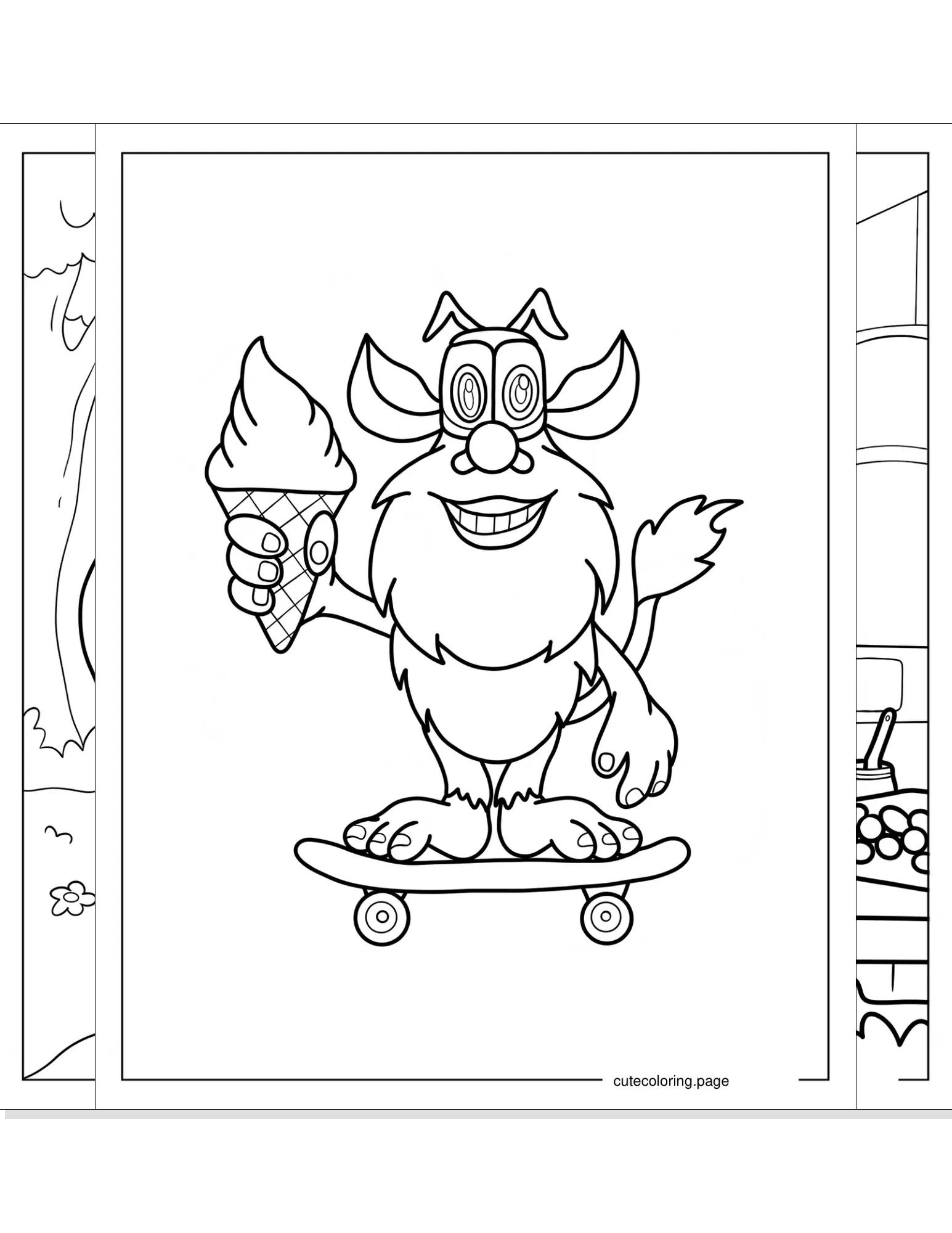 booba coloring pages