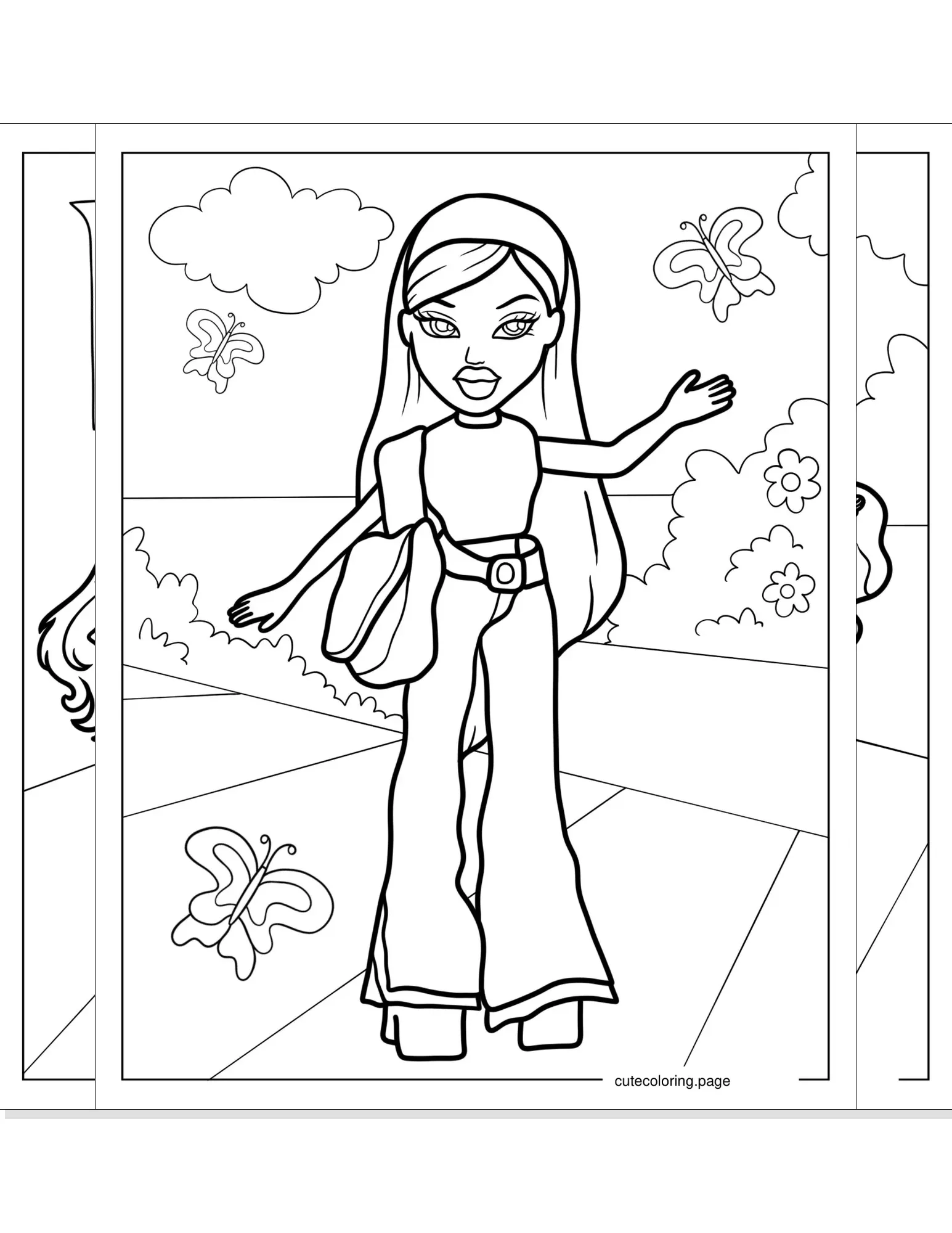 bratz coloring pages