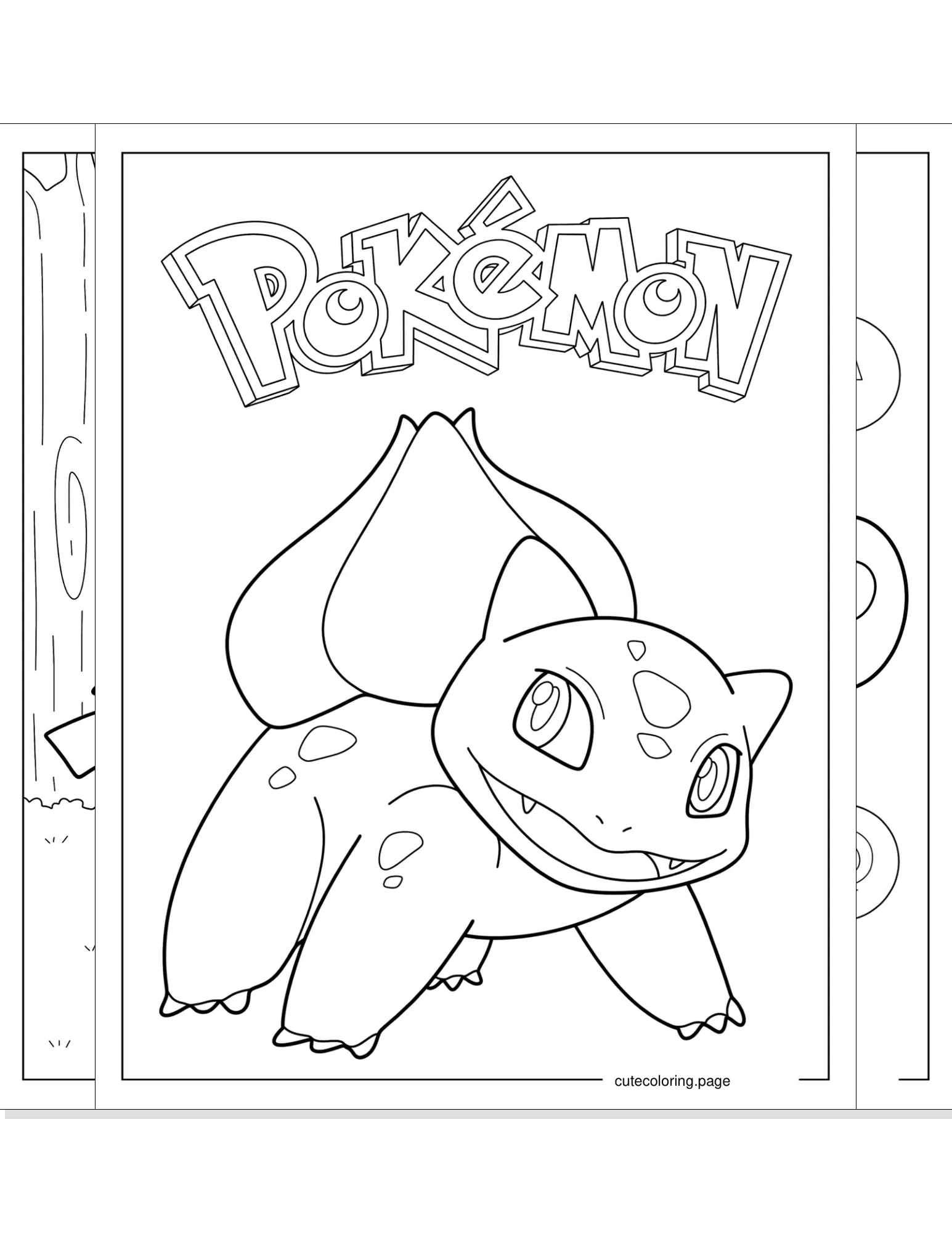 bulbasaur coloring pages