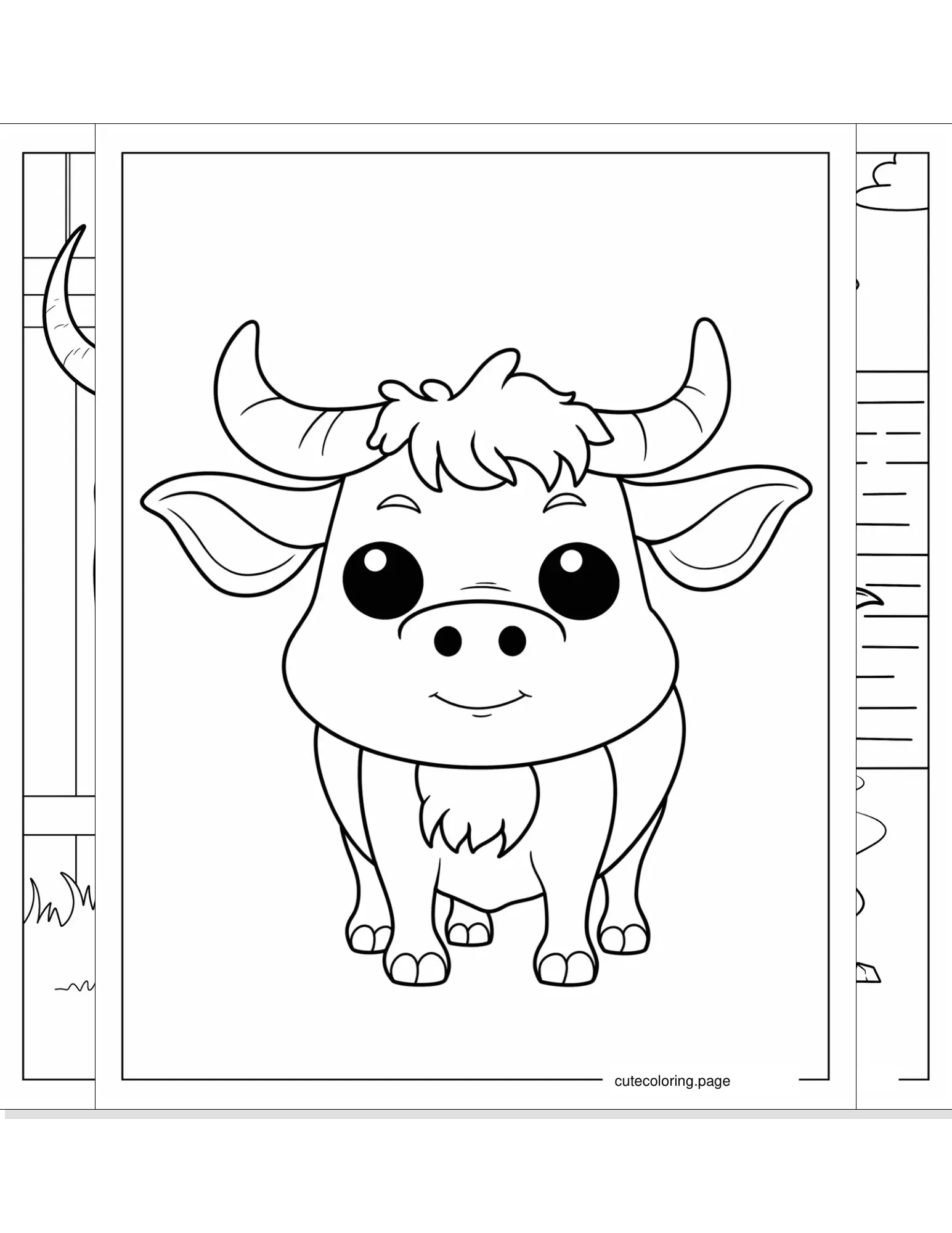 bull coloring pages