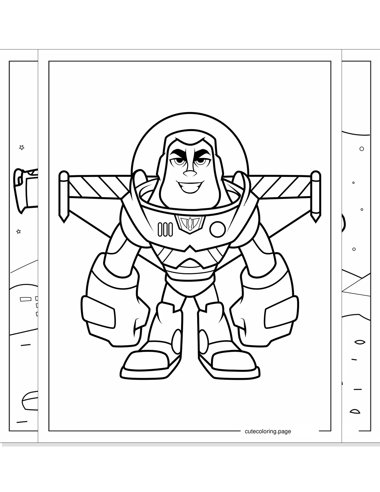 buzz lightyear coloring pages