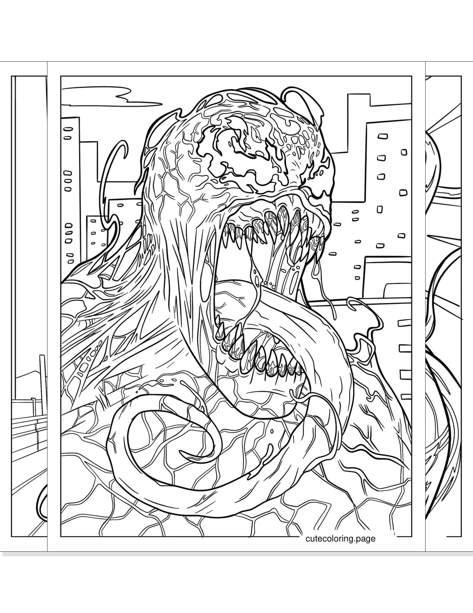 carnage coloring pages