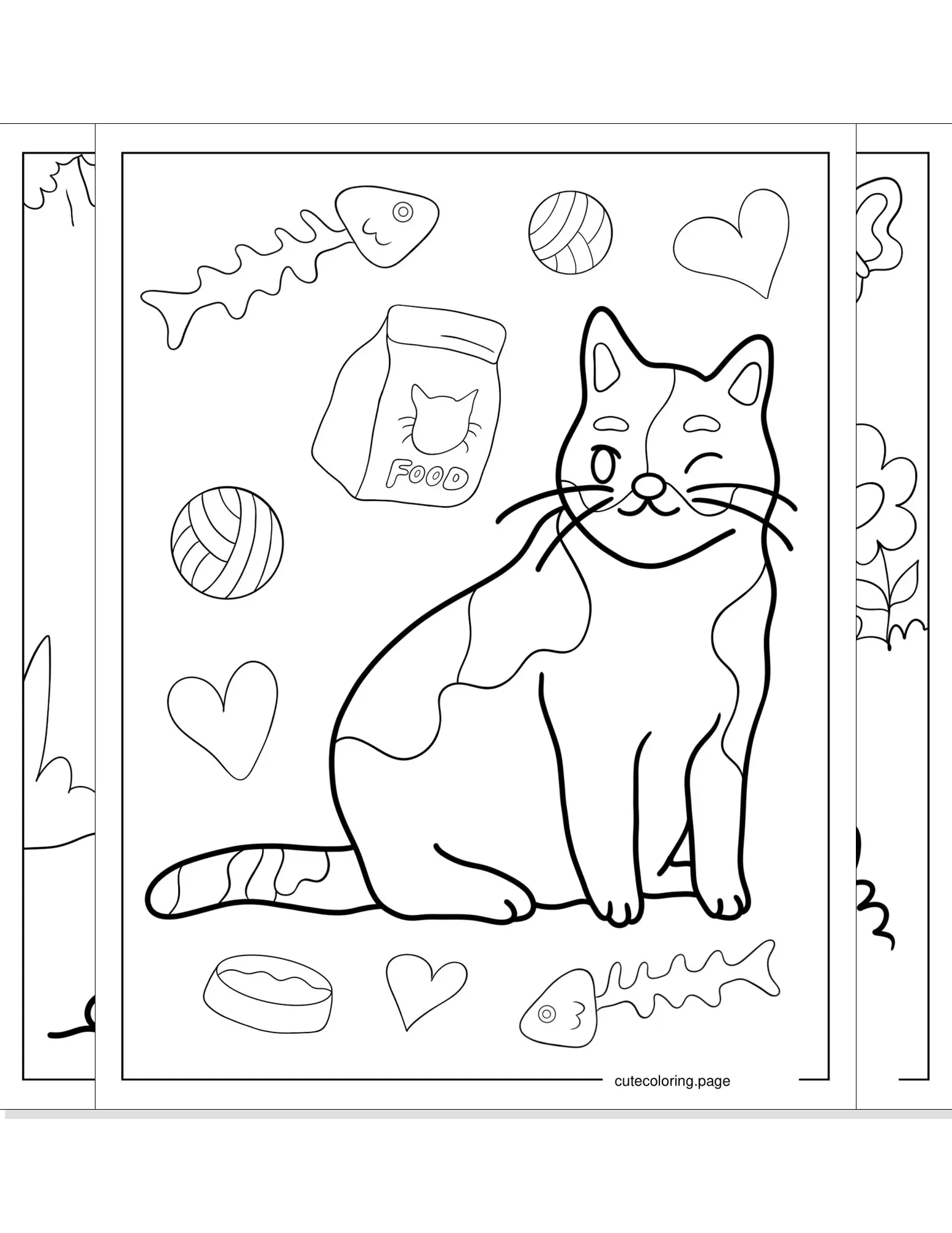 cat coloring pages