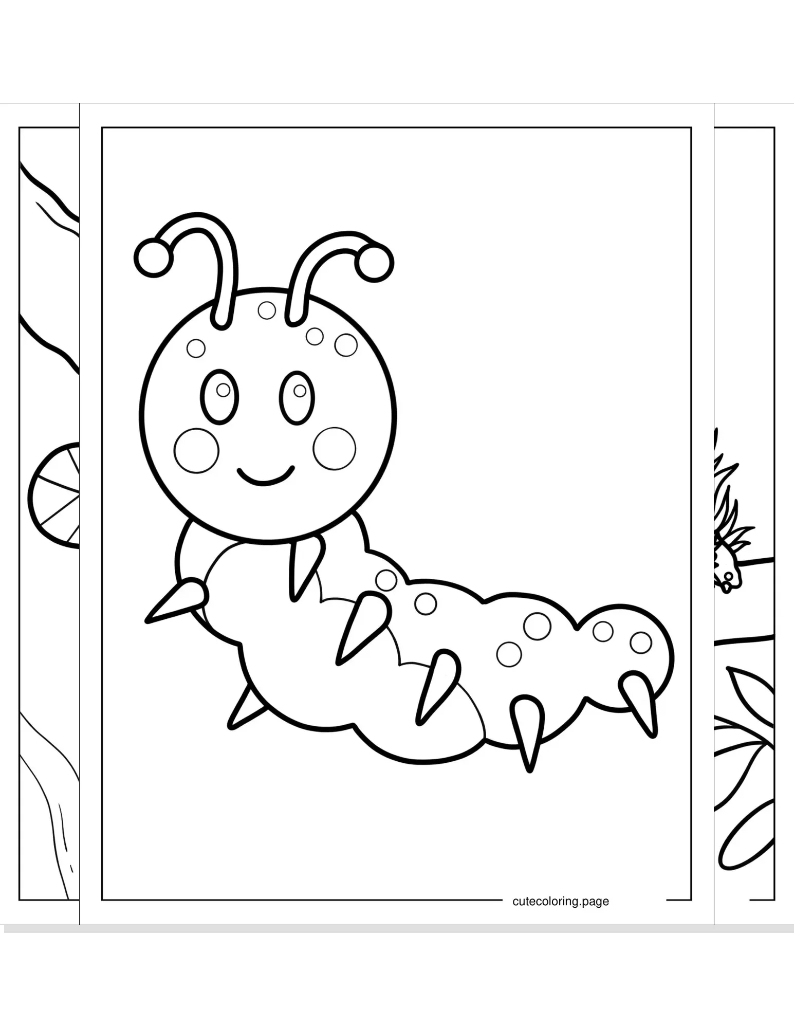 caterpillar coloring pages