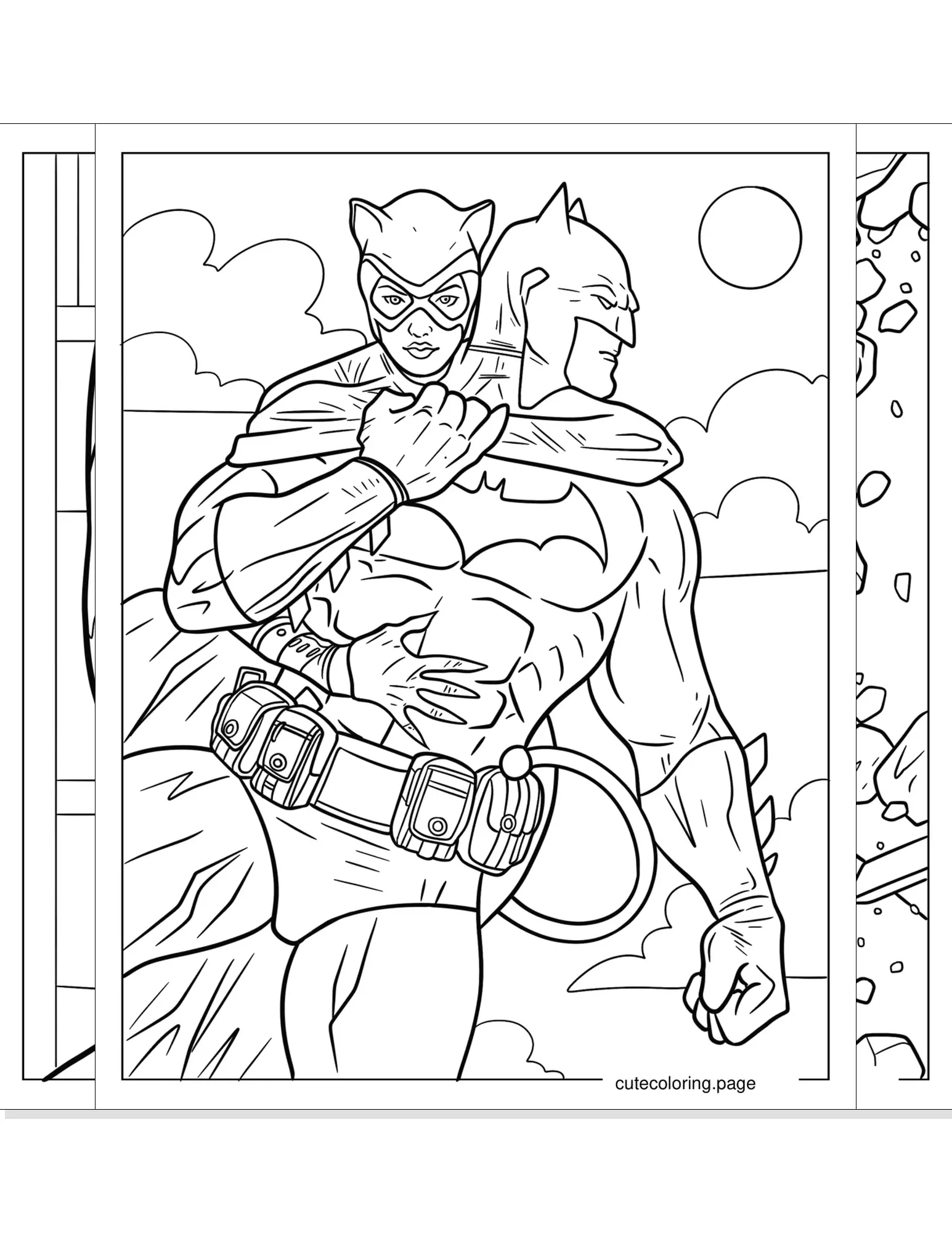 catwoman coloring pages