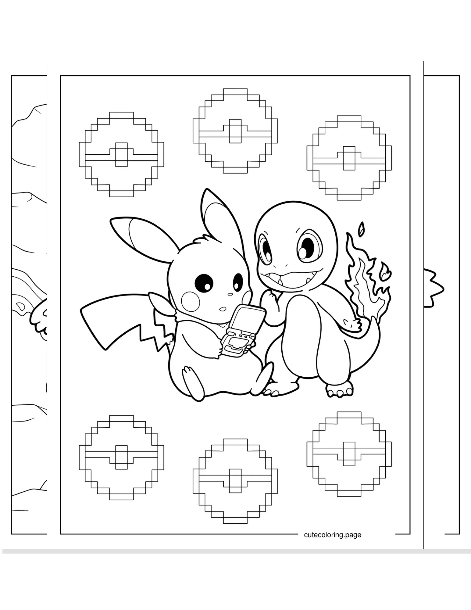 charmander coloring pages