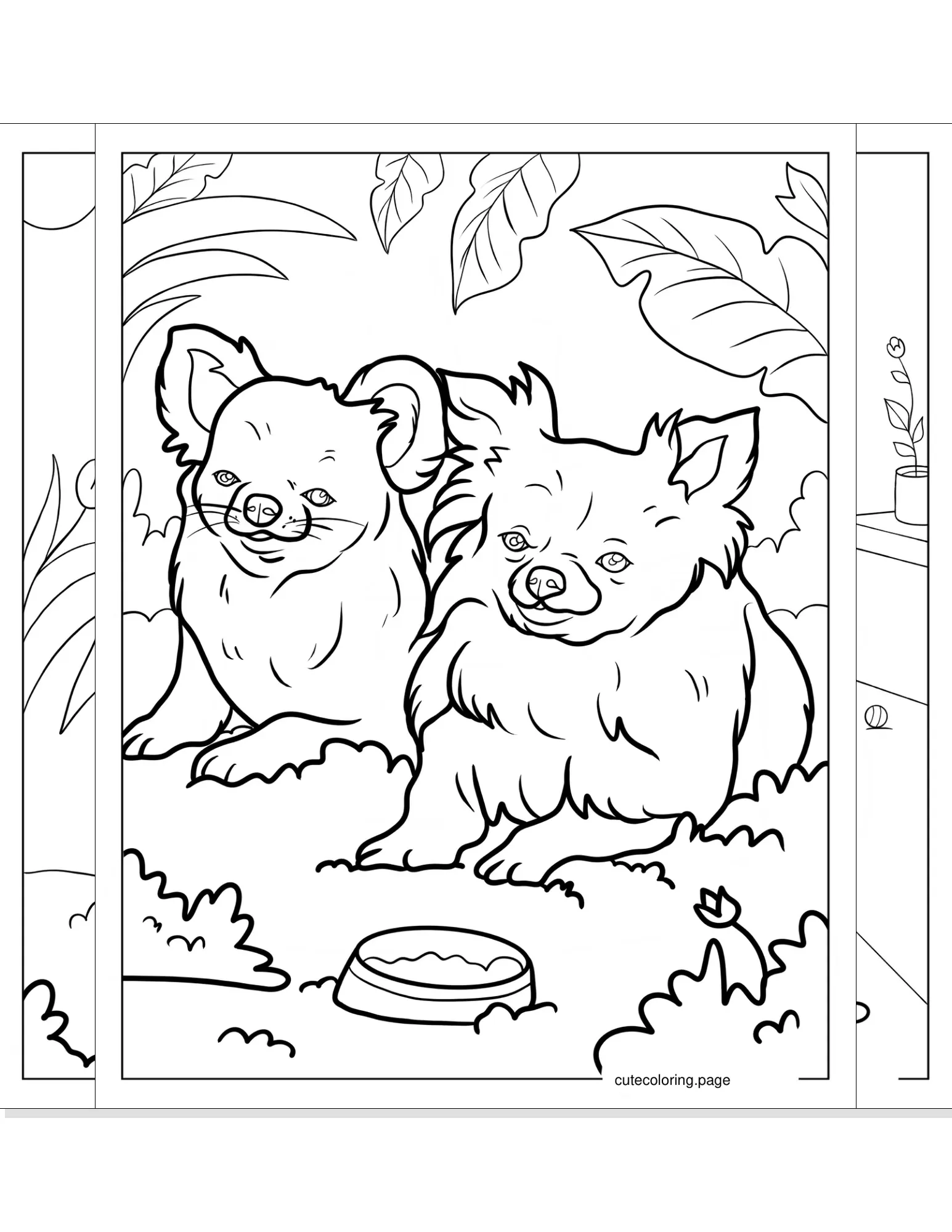 chihuahua coloring pages