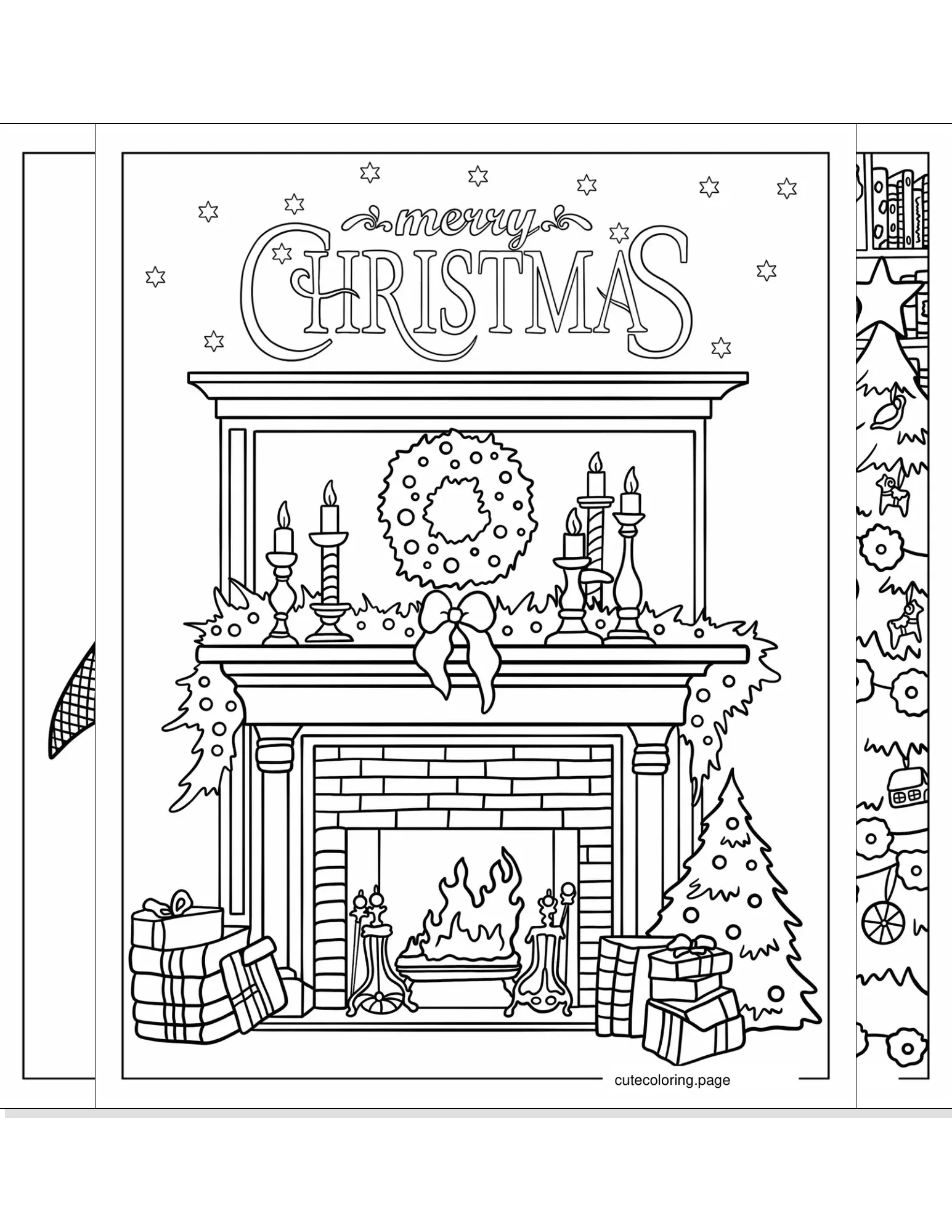 christmas coloring pages for adults