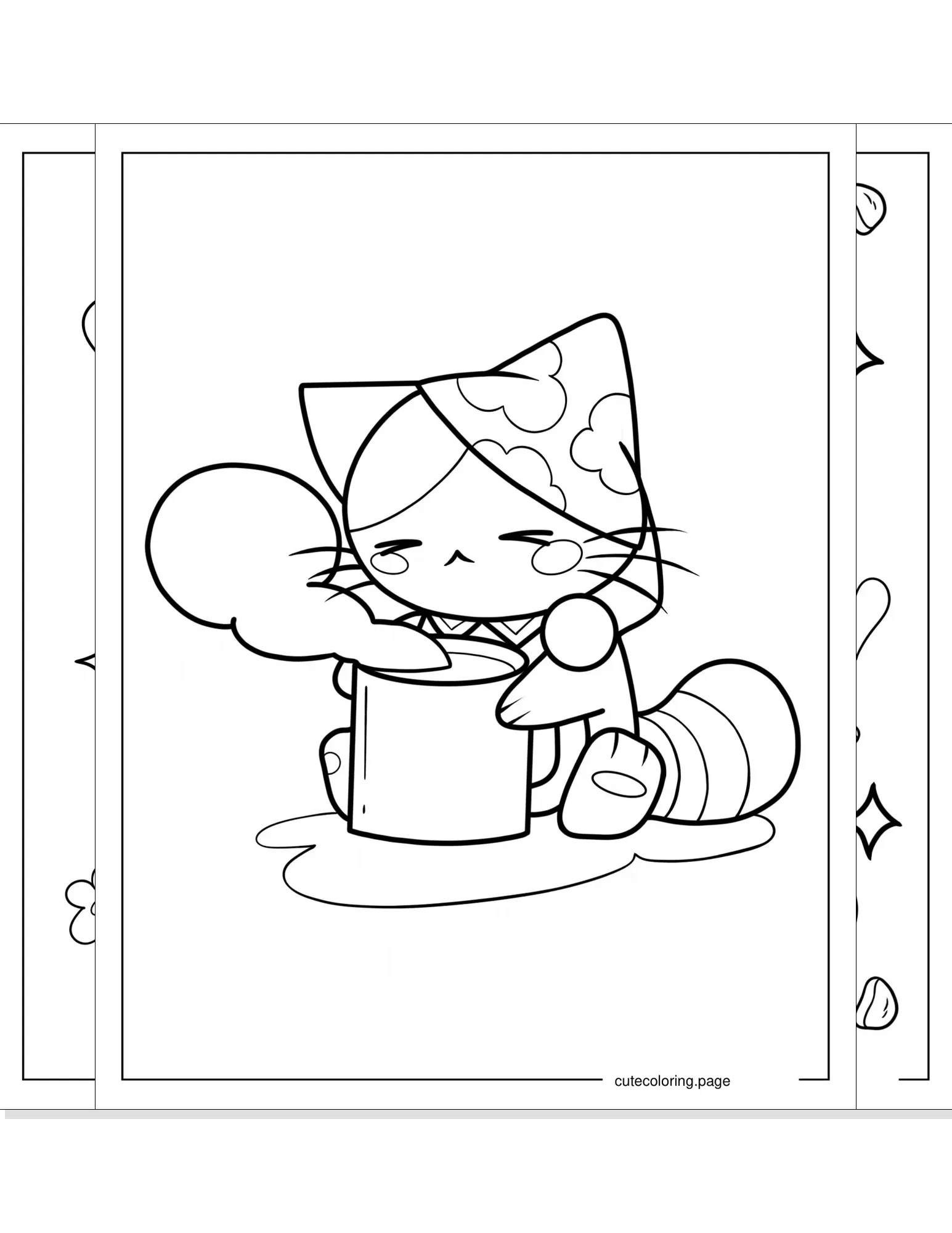 coffee coloring pages