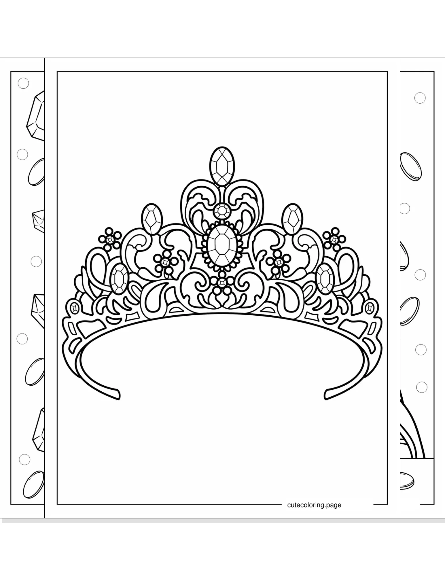 crown coloring pages