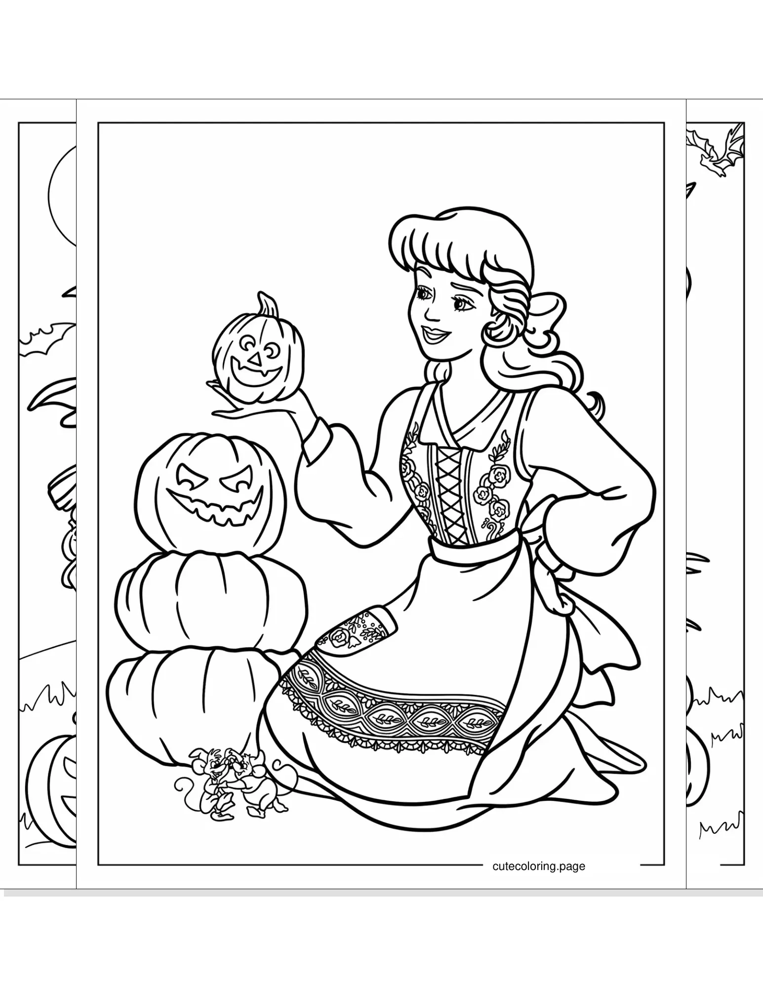 disney halloween coloring pages