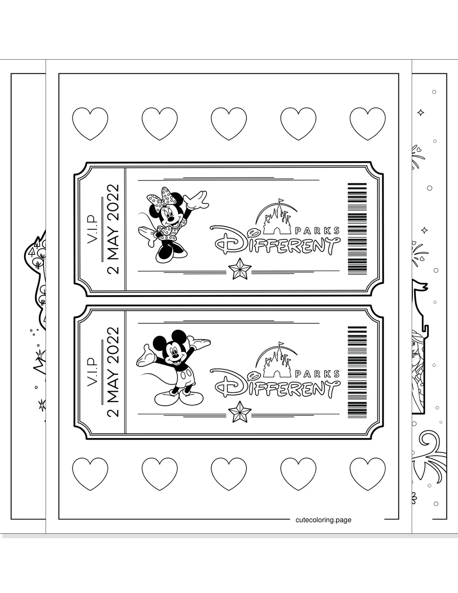 disneyland coloring pages