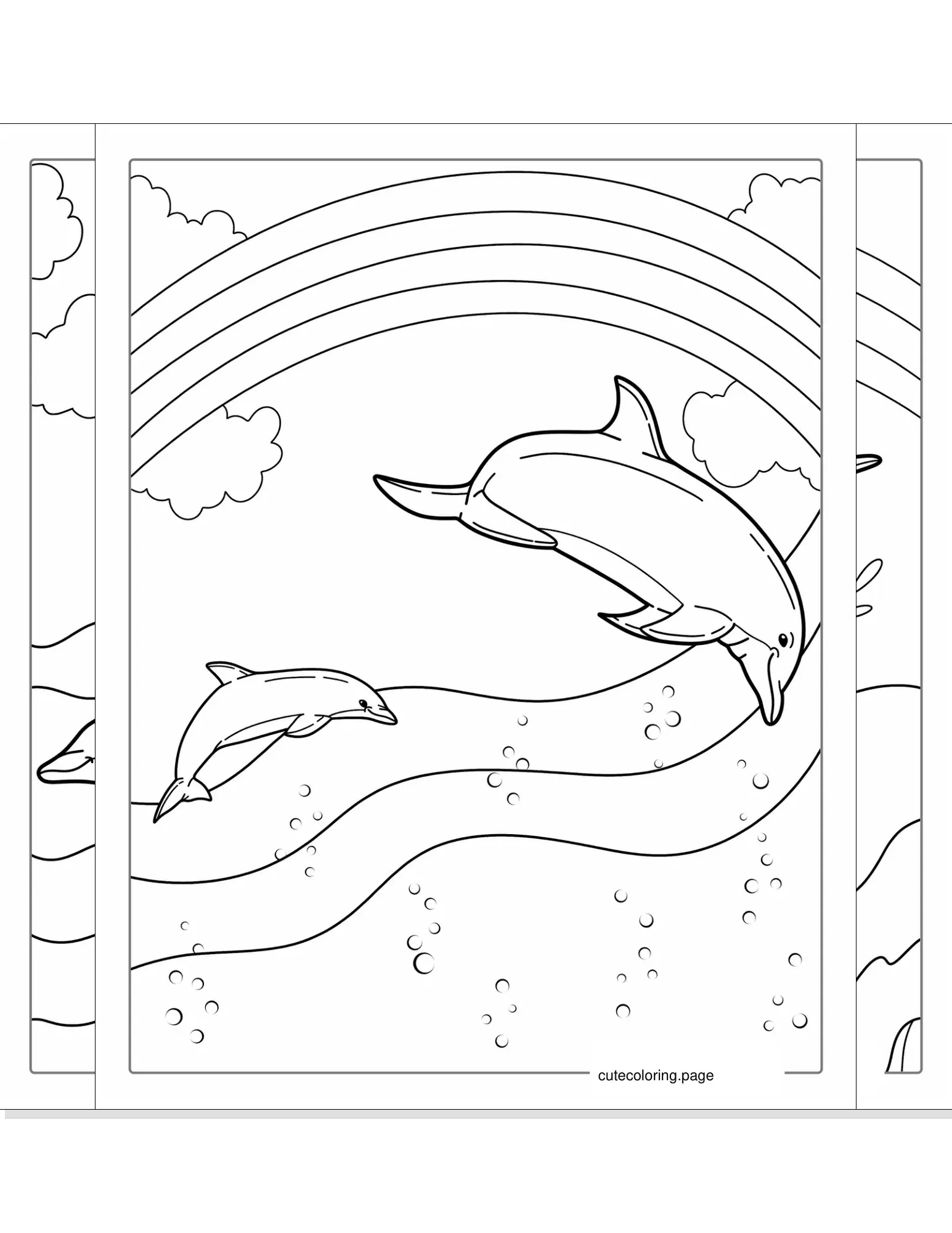 dolphin coloring pages