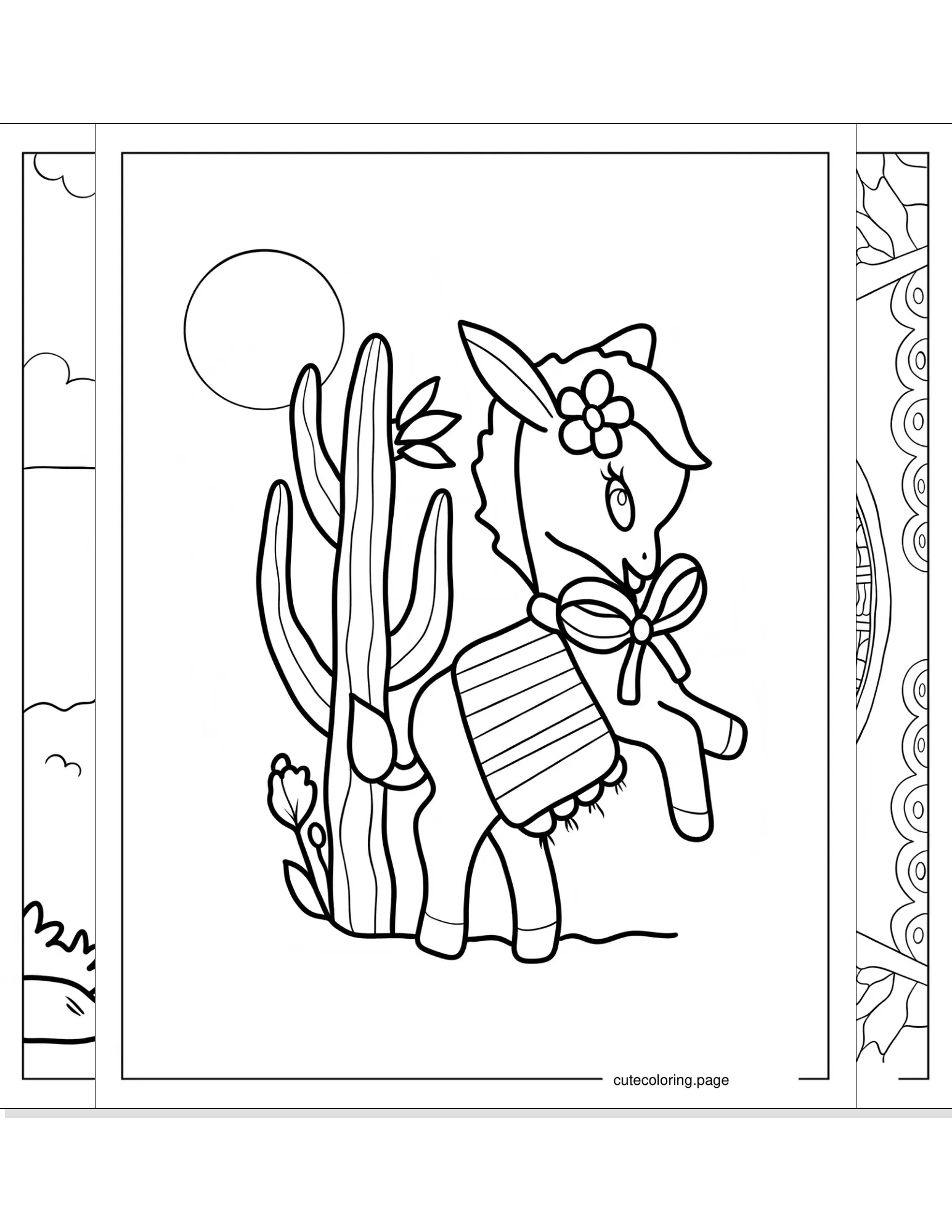 donkey coloring pages