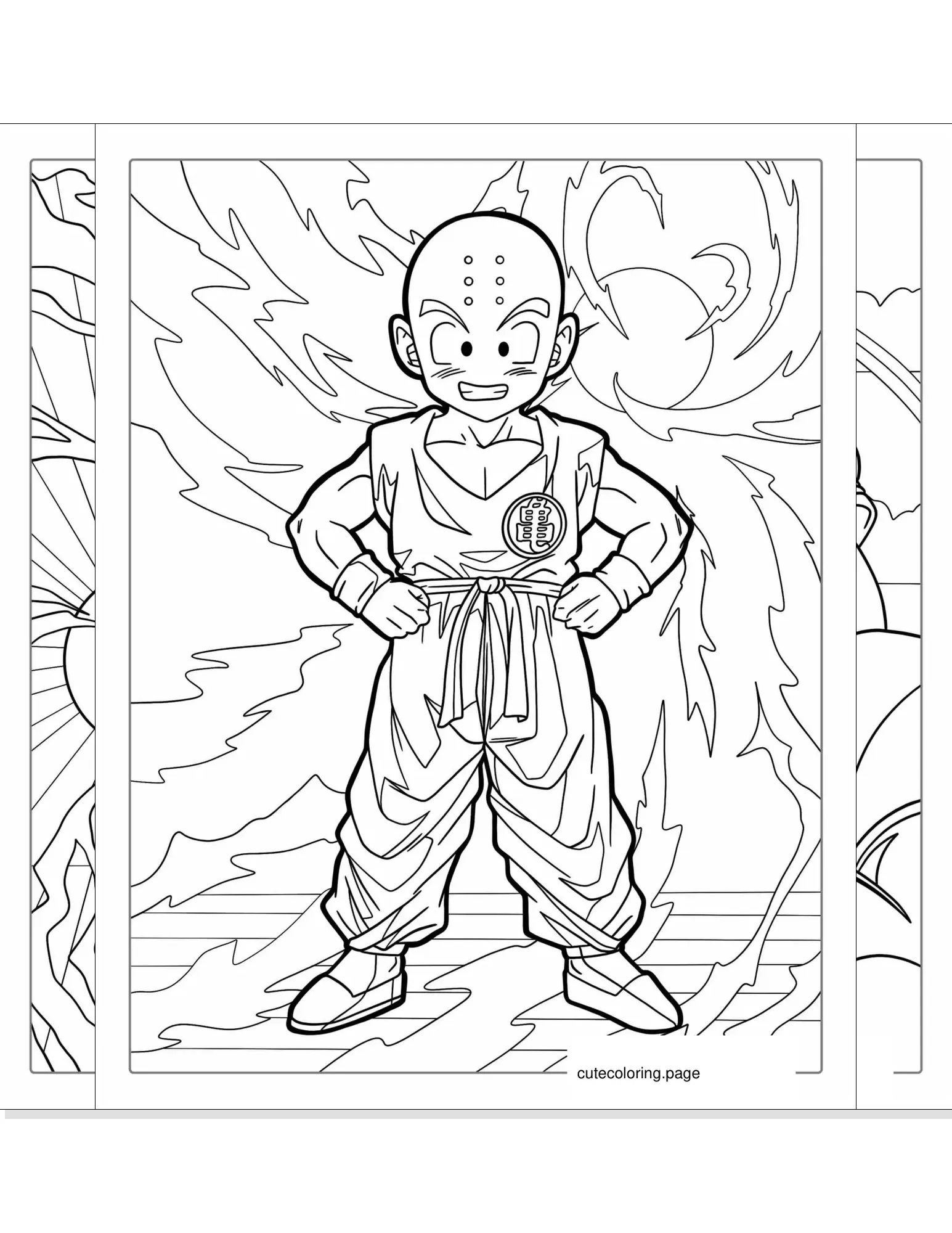 dragon ball z coloring pages