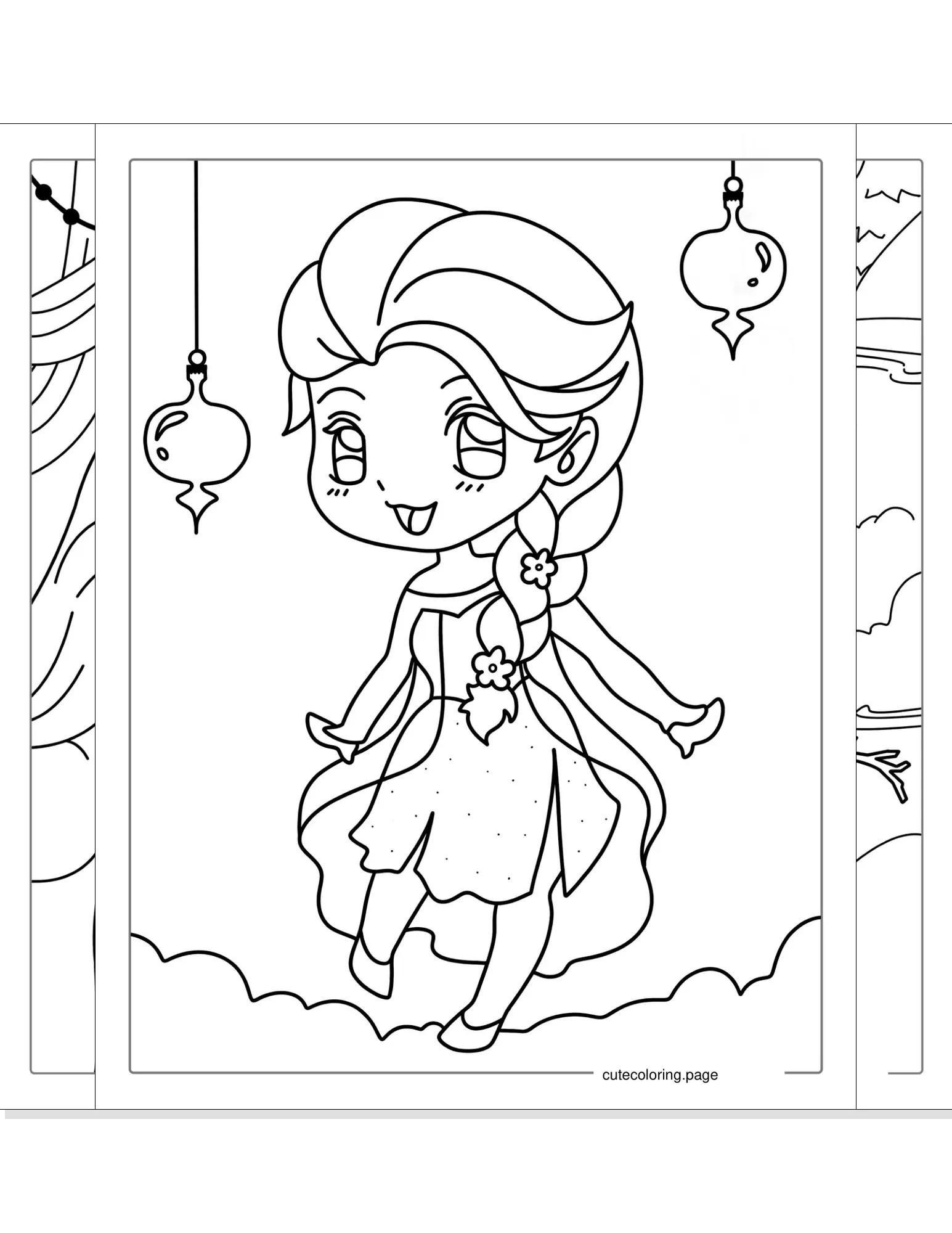 elsa coloring pages