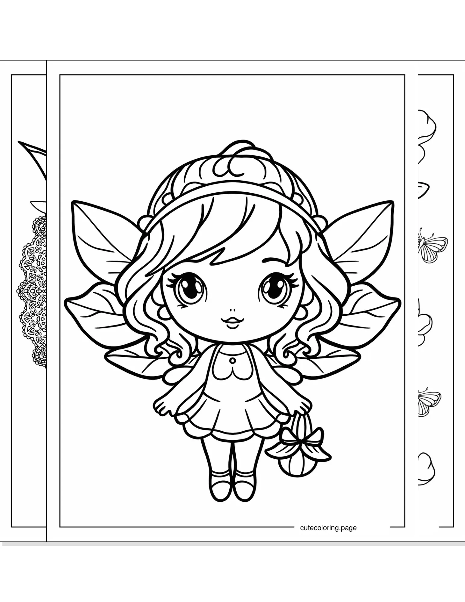 fairy coloring pages