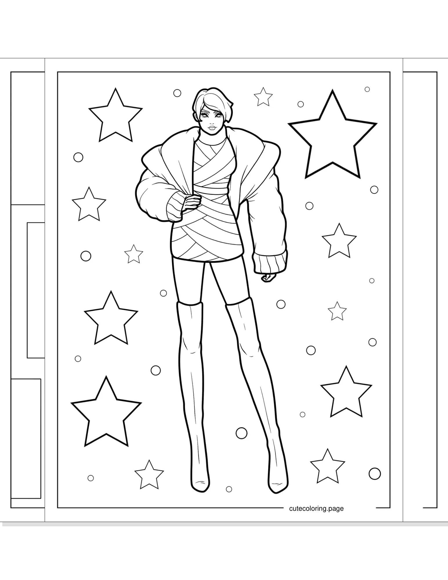 fashion coloring pages