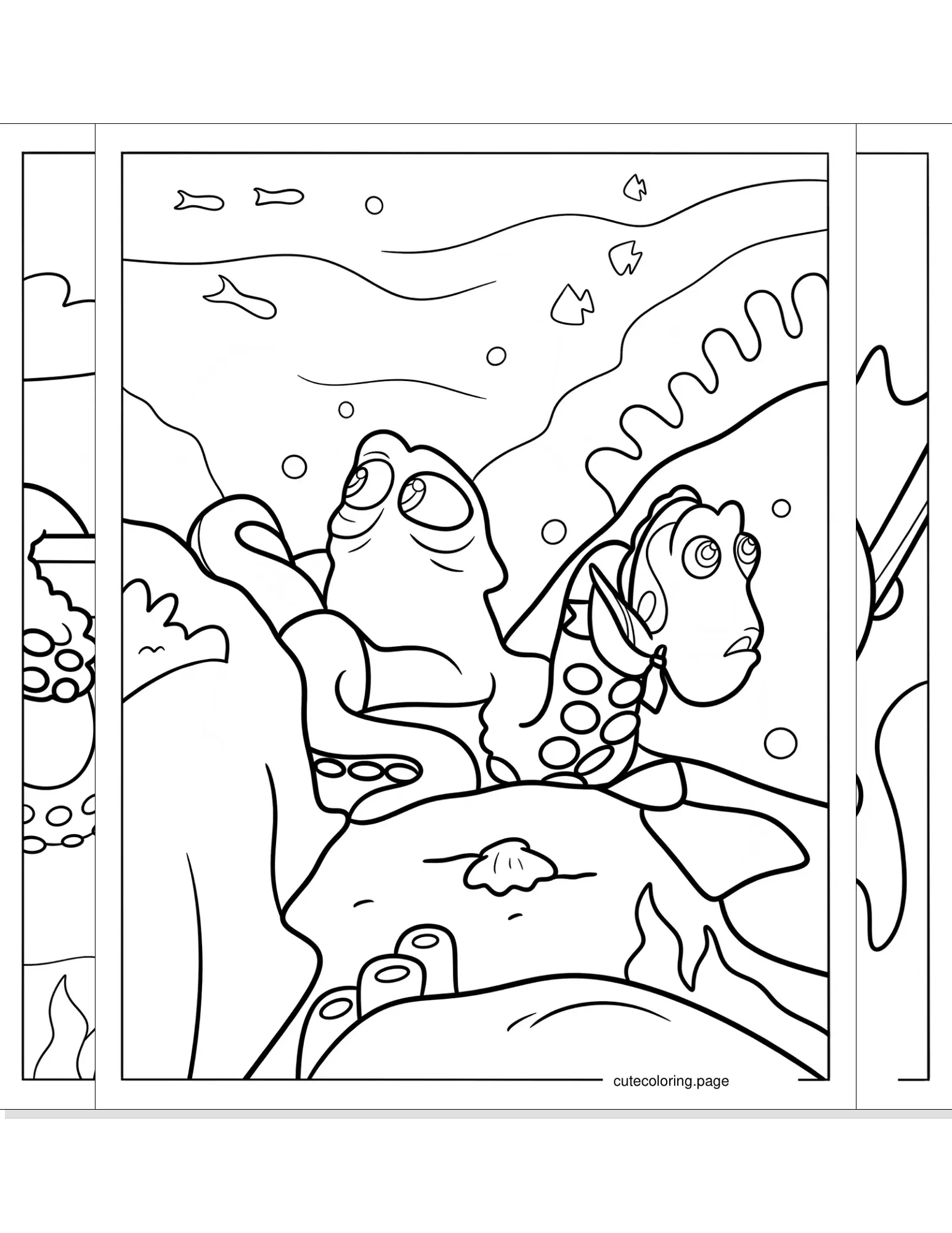 finding dory coloring pages