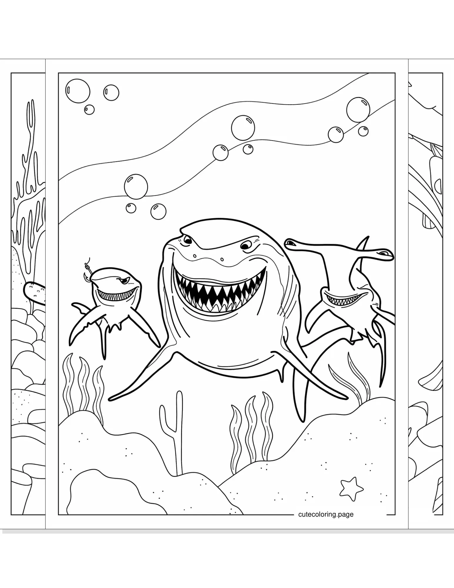 finding nemo coloring pages