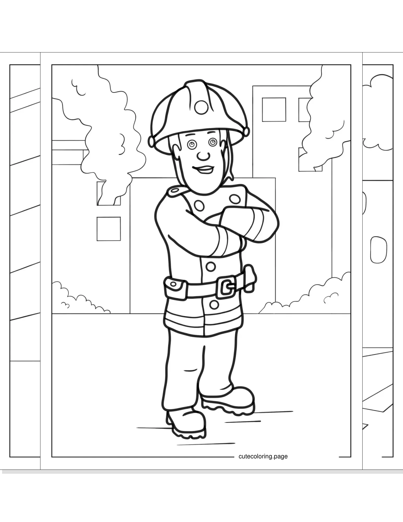 firefighter coloring pages