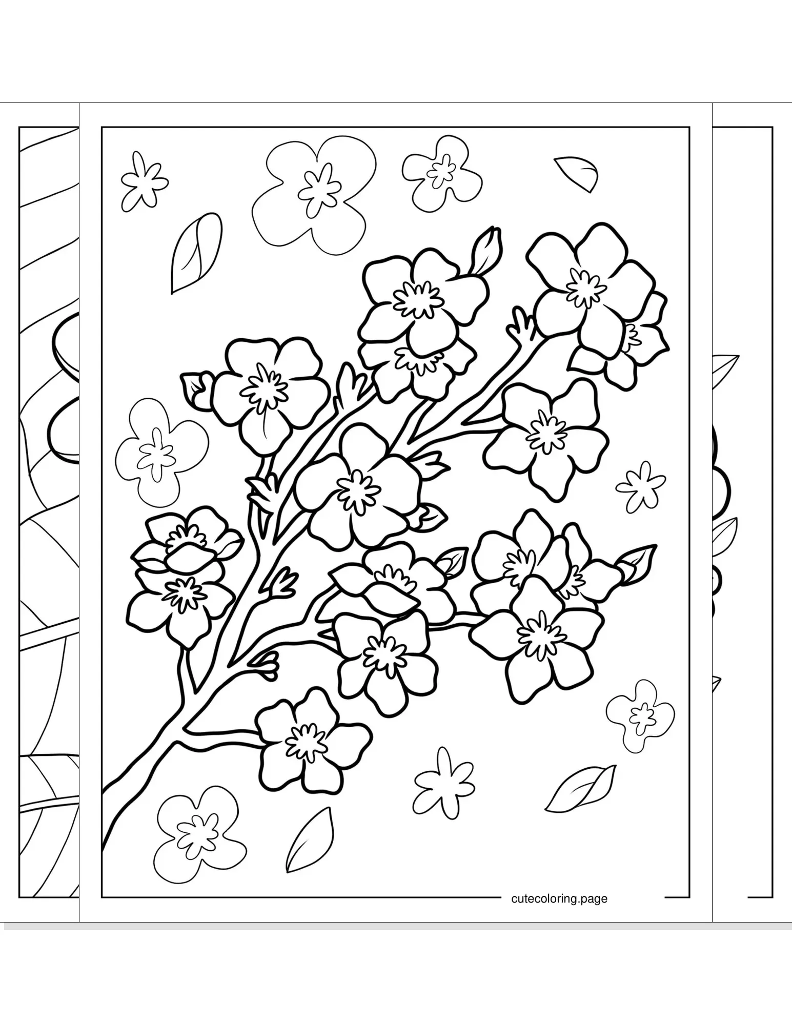 flower coloring pages