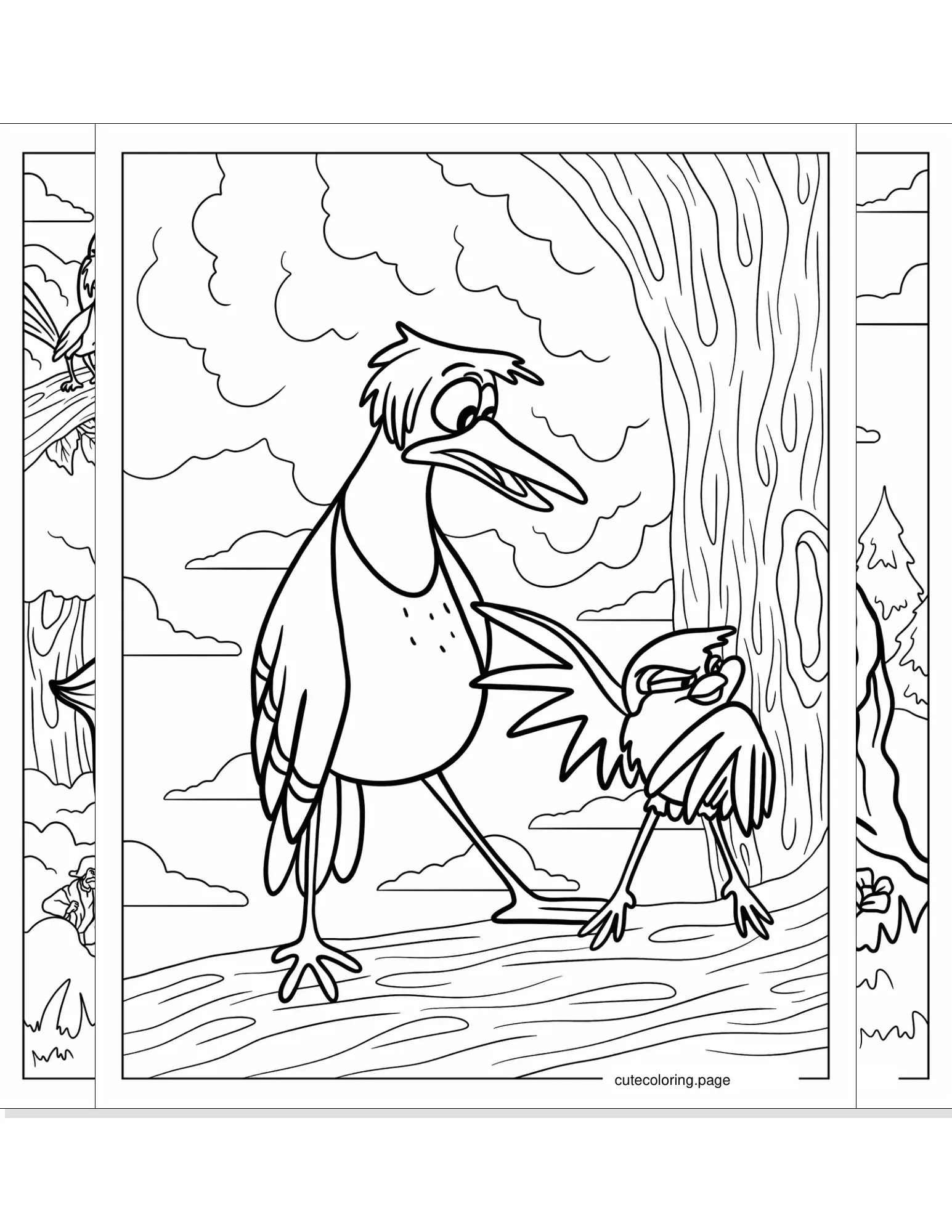 fox and the hound coloring pages