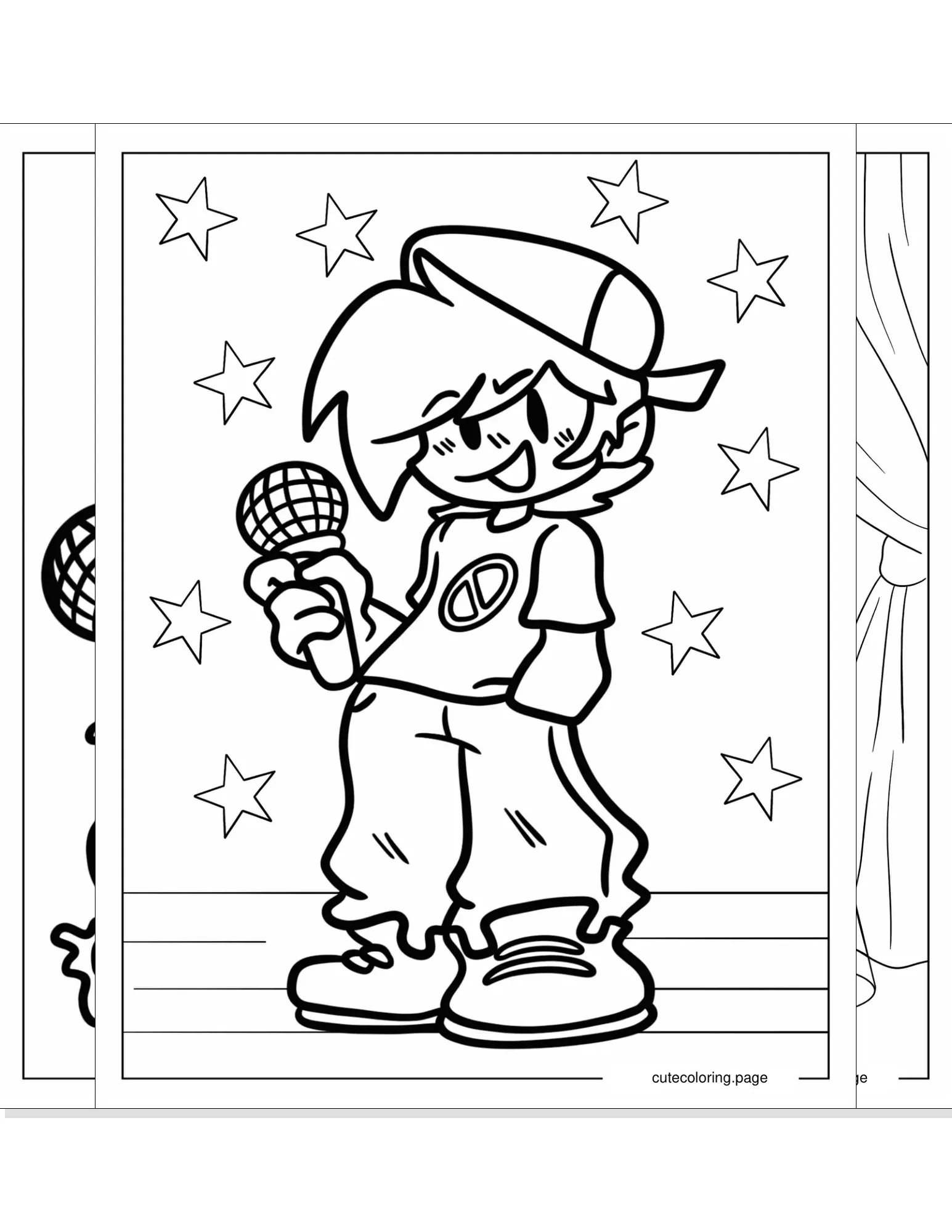 friday night funkin coloring pages