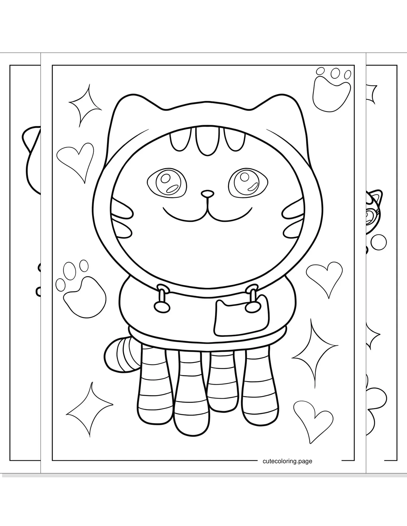 gabbys dollhouse coloring pages