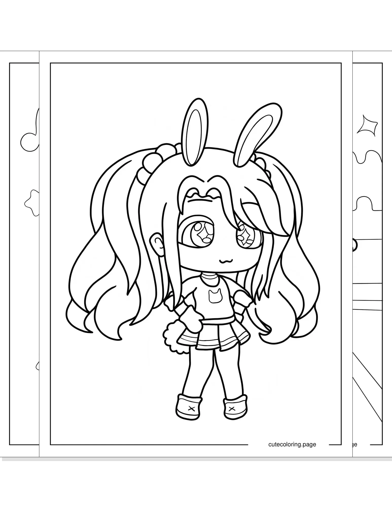 gacha life coloring pages