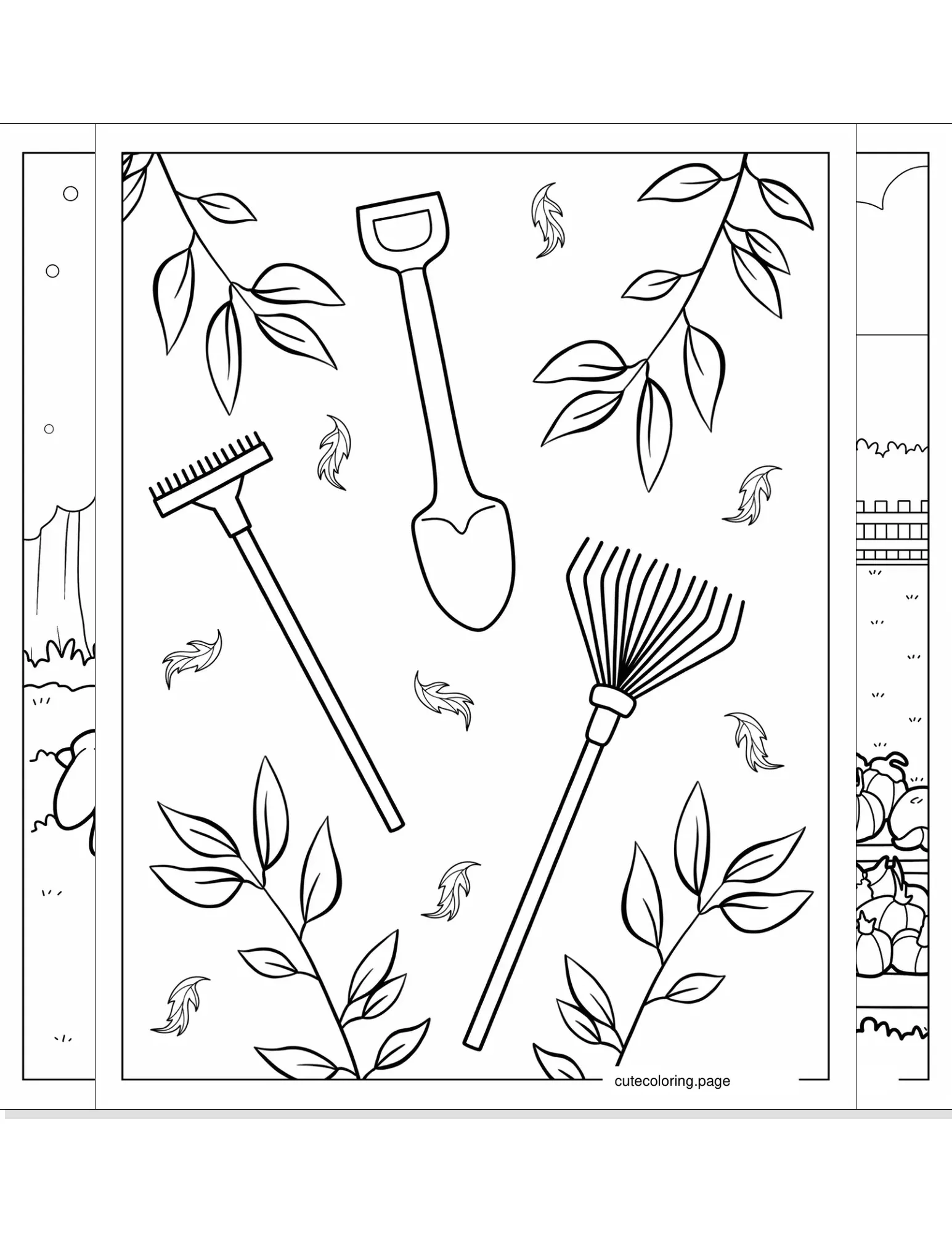 garden coloring pages