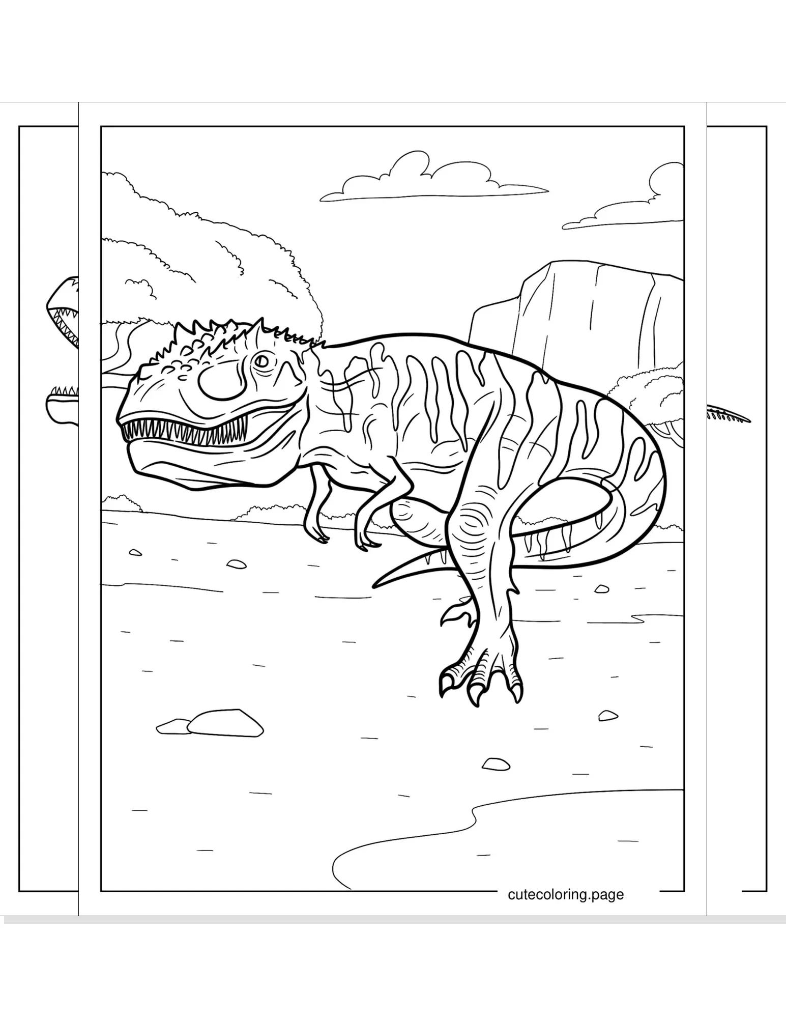 gigantosaurus coloring pages