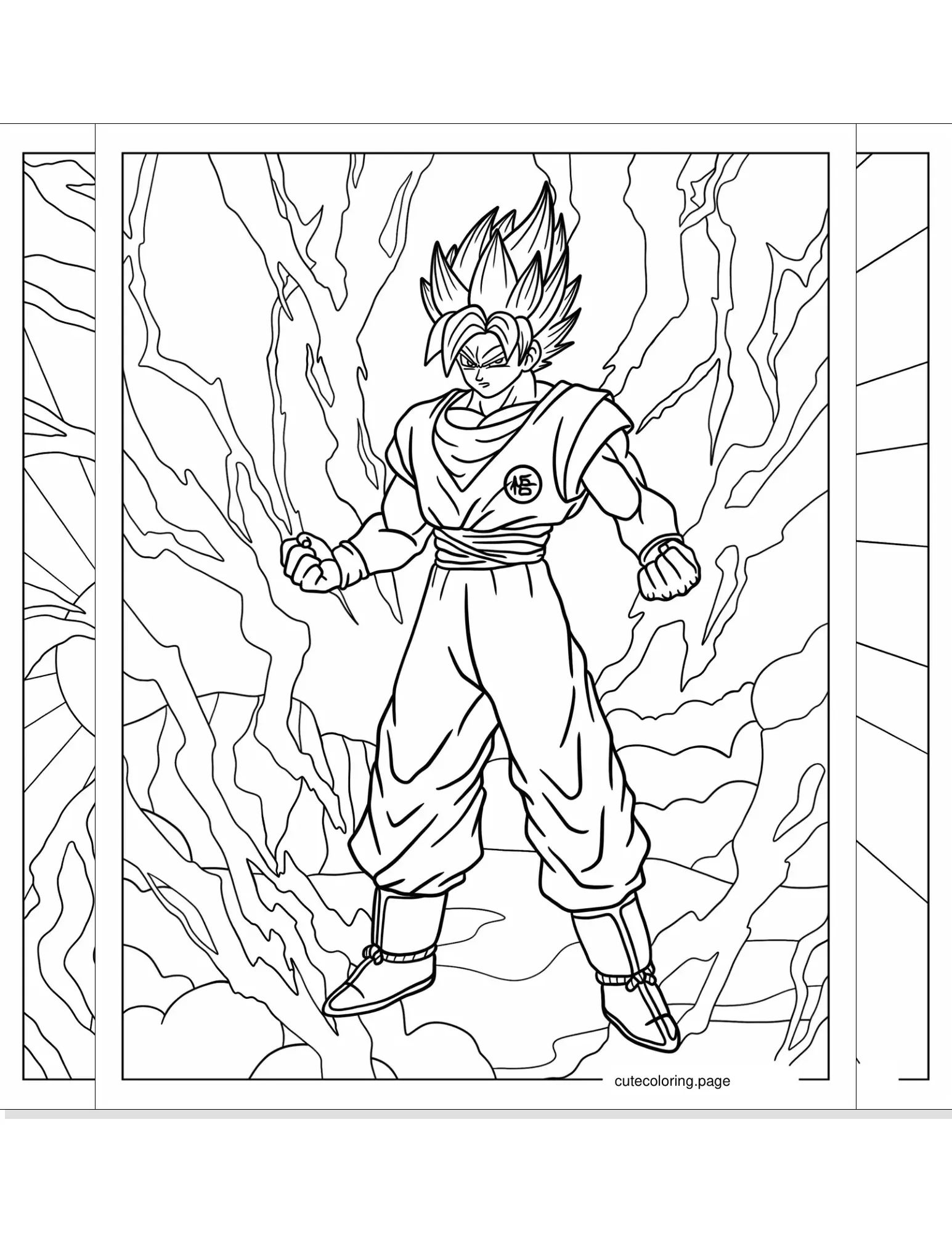 goku coloring pages