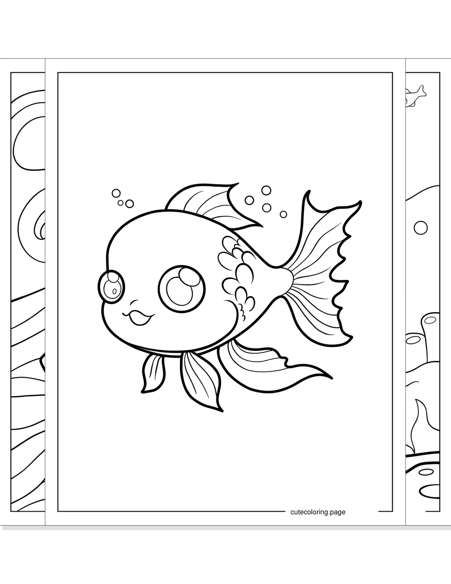 goldfish coloring pages