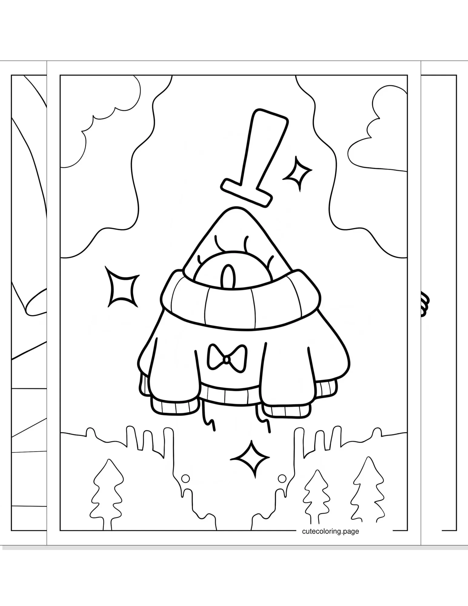 gravity falls coloring pages