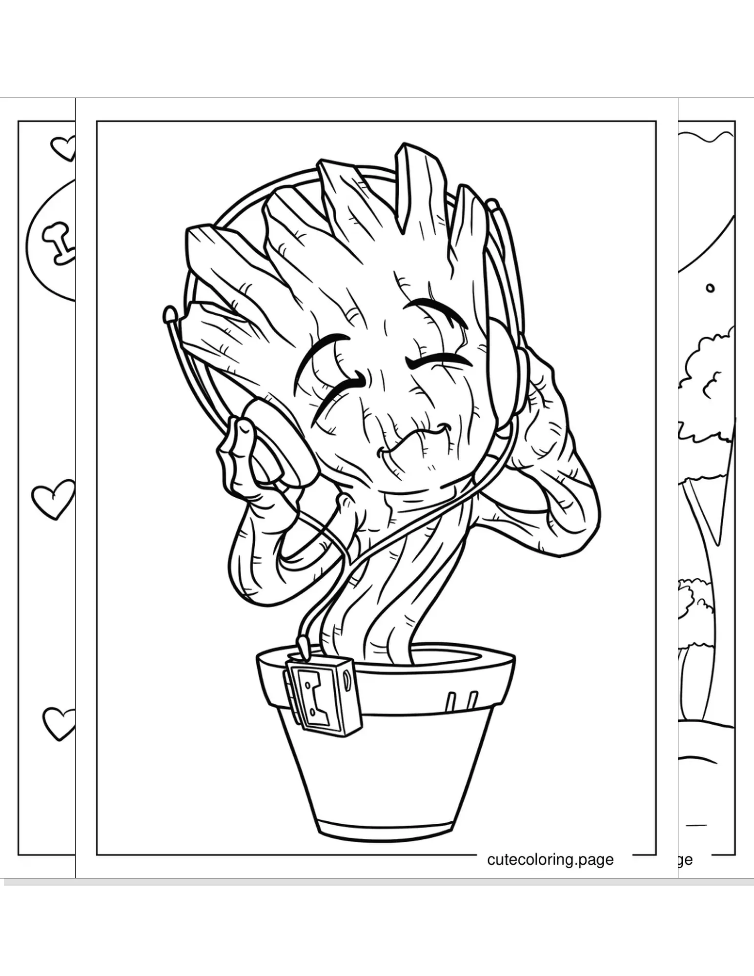 groot coloring pages