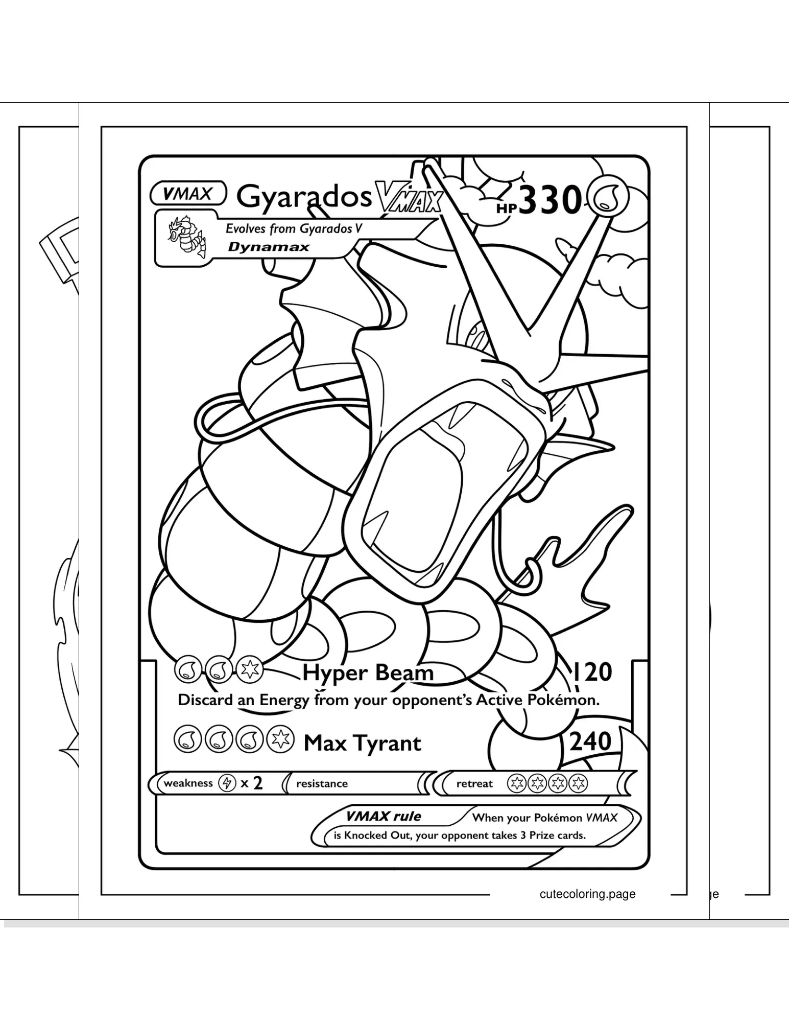 gyarados coloring pages