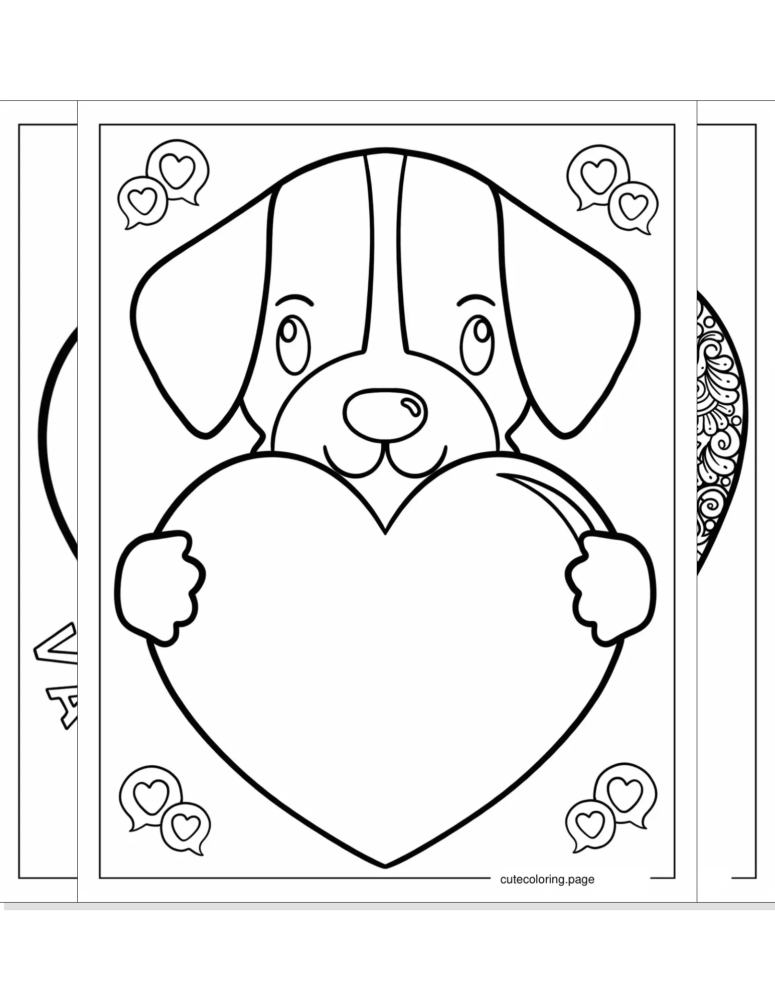 heart coloring pages