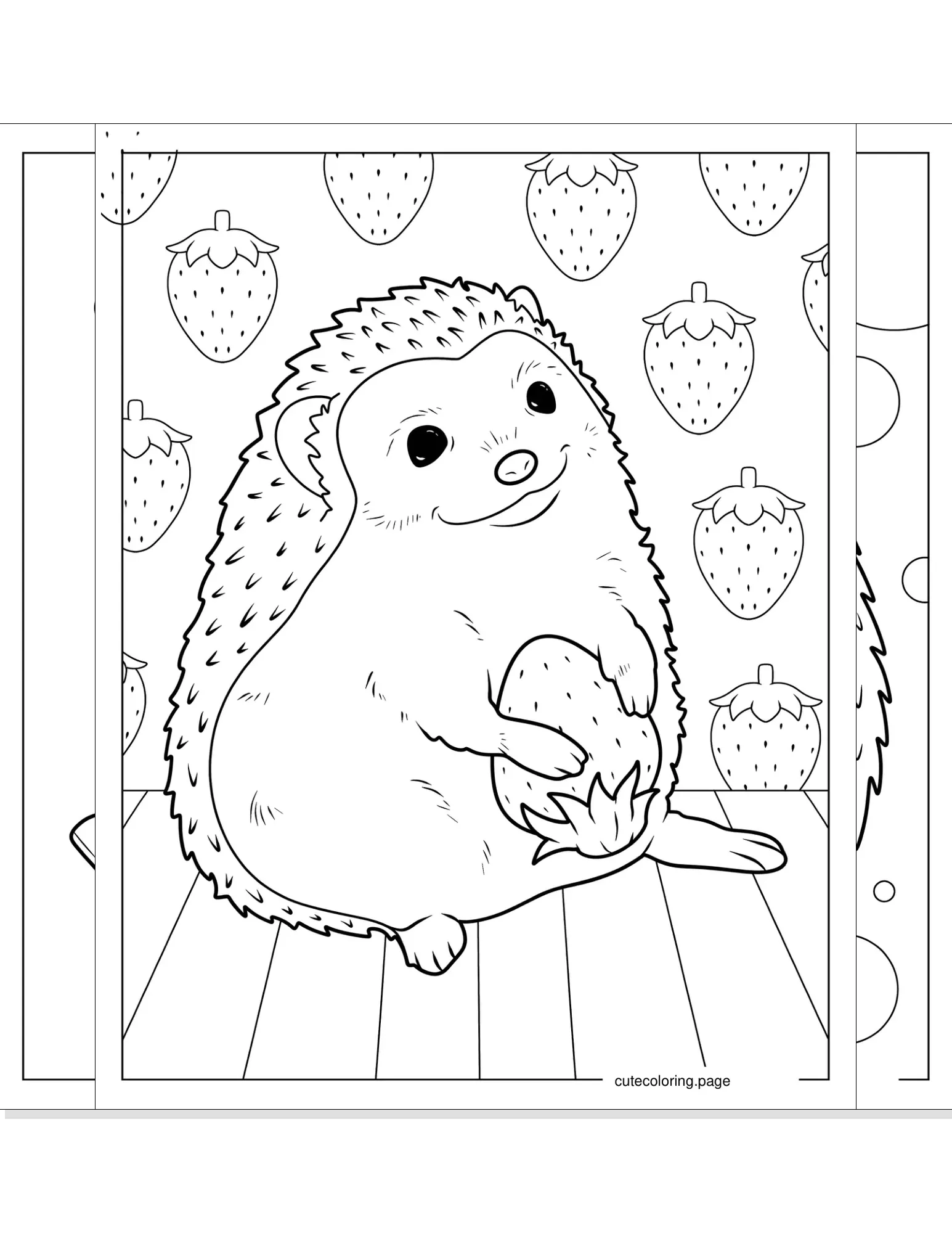 hedgehog coloring pages