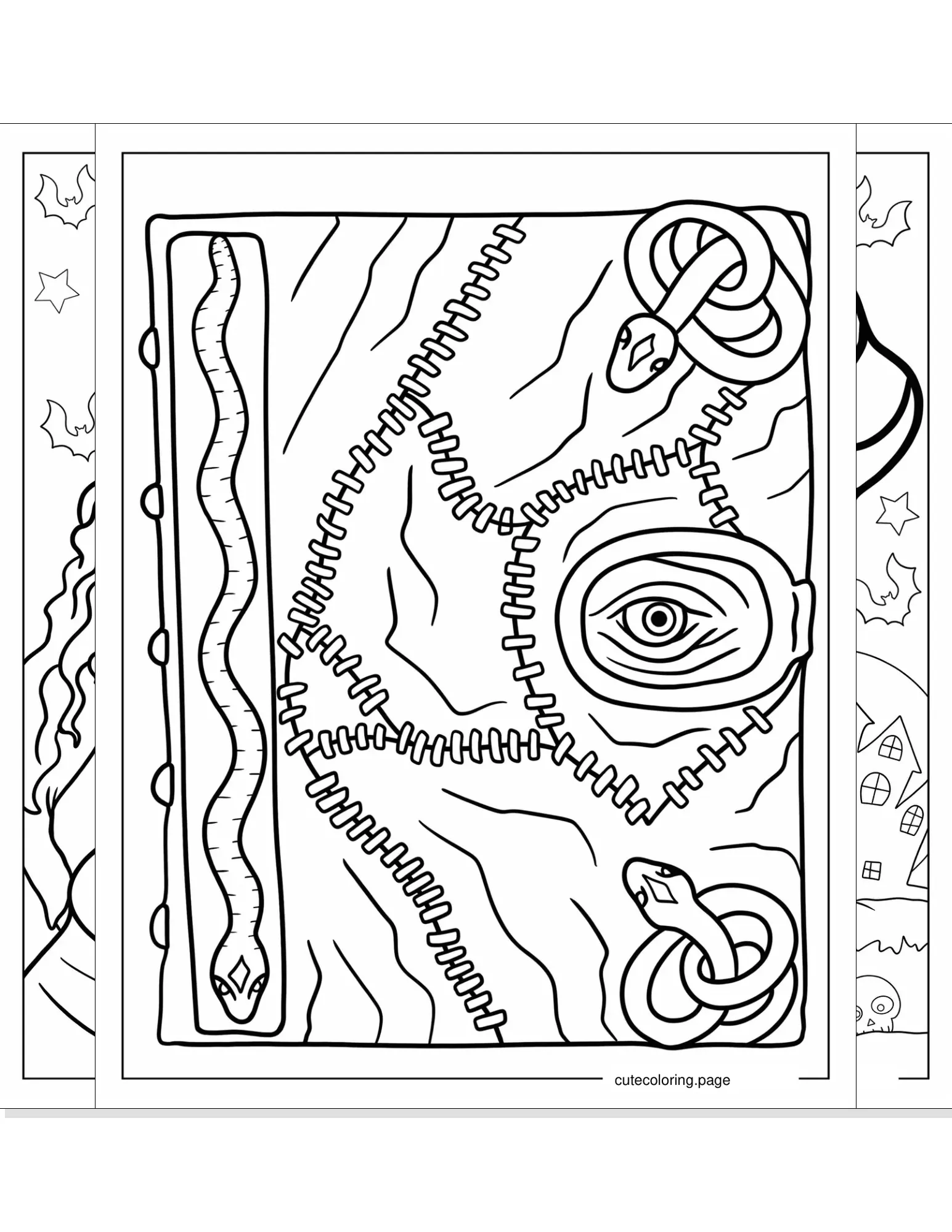 hocus pocus coloring pages